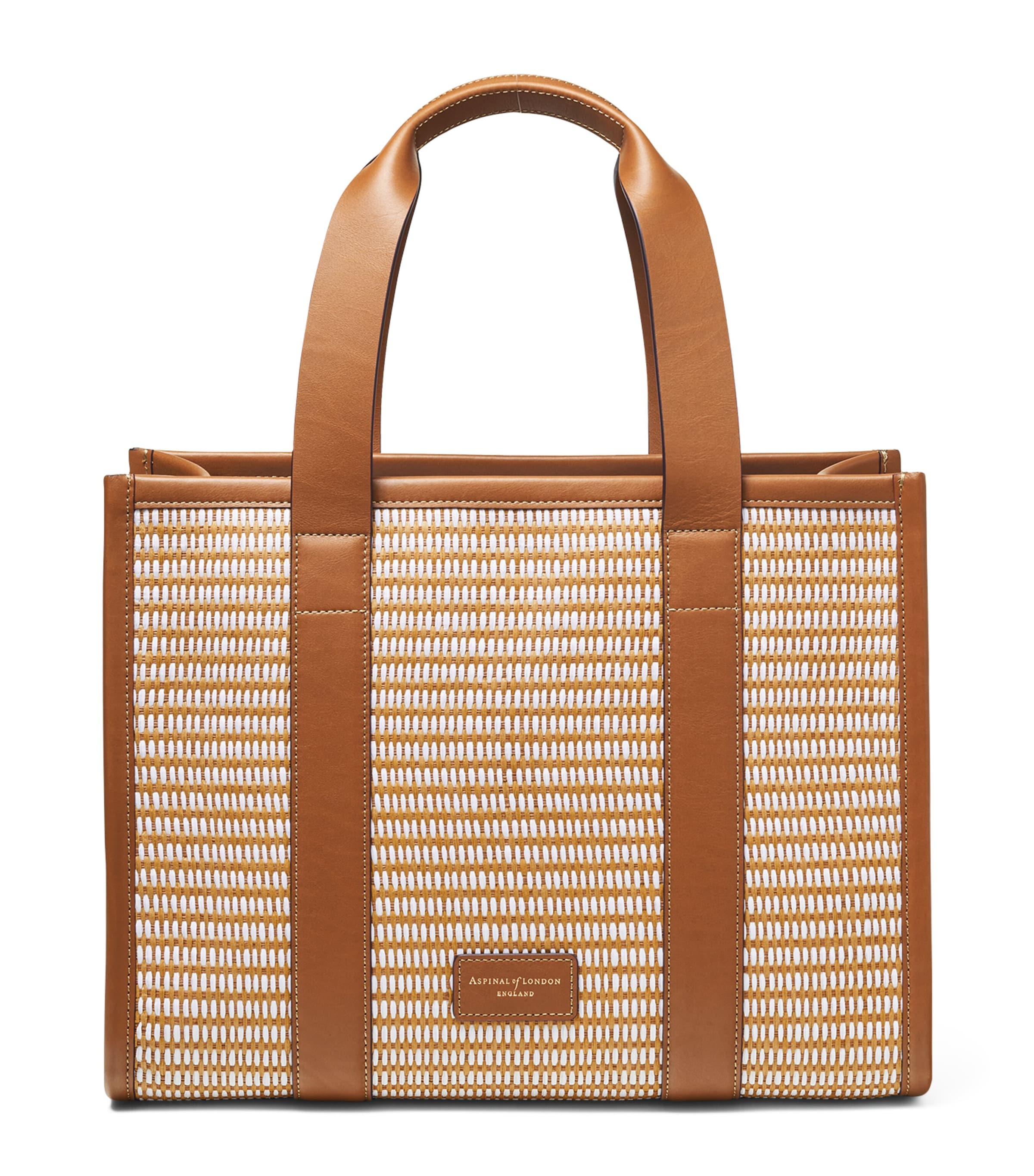 Small Raffia Henley Tote Bag