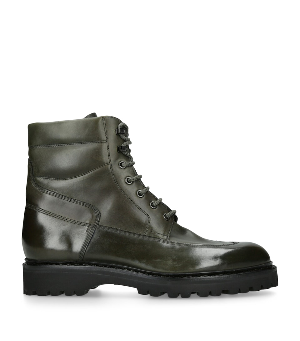 Leather Peak Boots