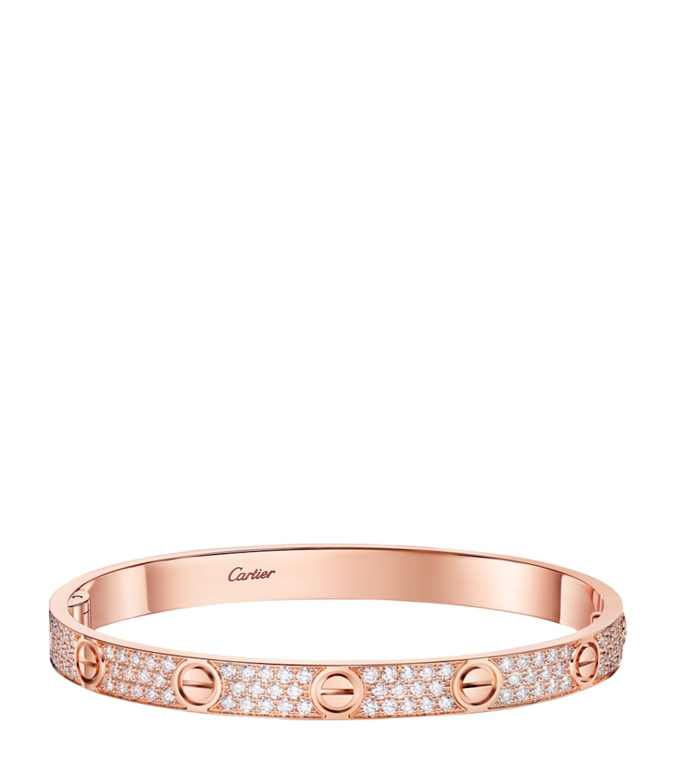 Cartier Rose Gold and Diamond LOVE Bracelet Rose Gold