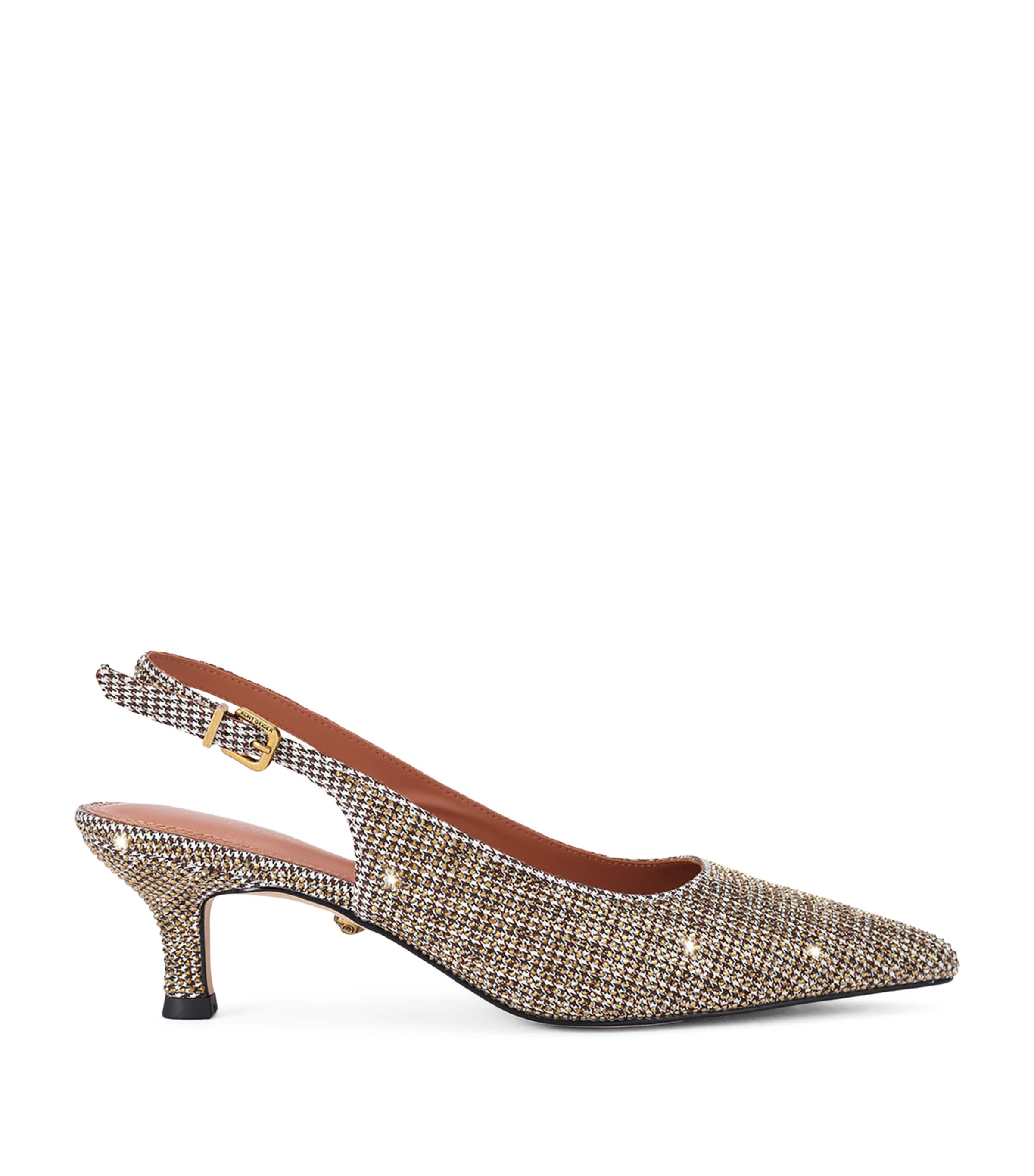 Kurt Geiger London Stepney Slingback Pumps Beige