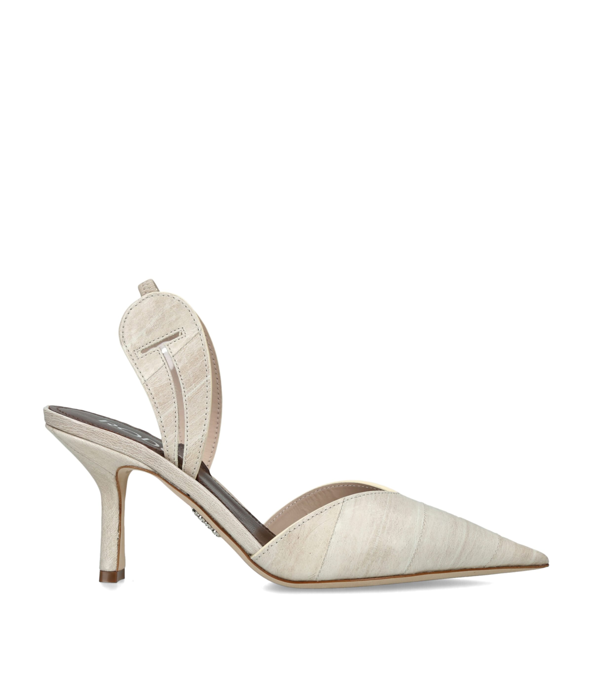 Rodo Aira Slingback Pumps 75 Beige