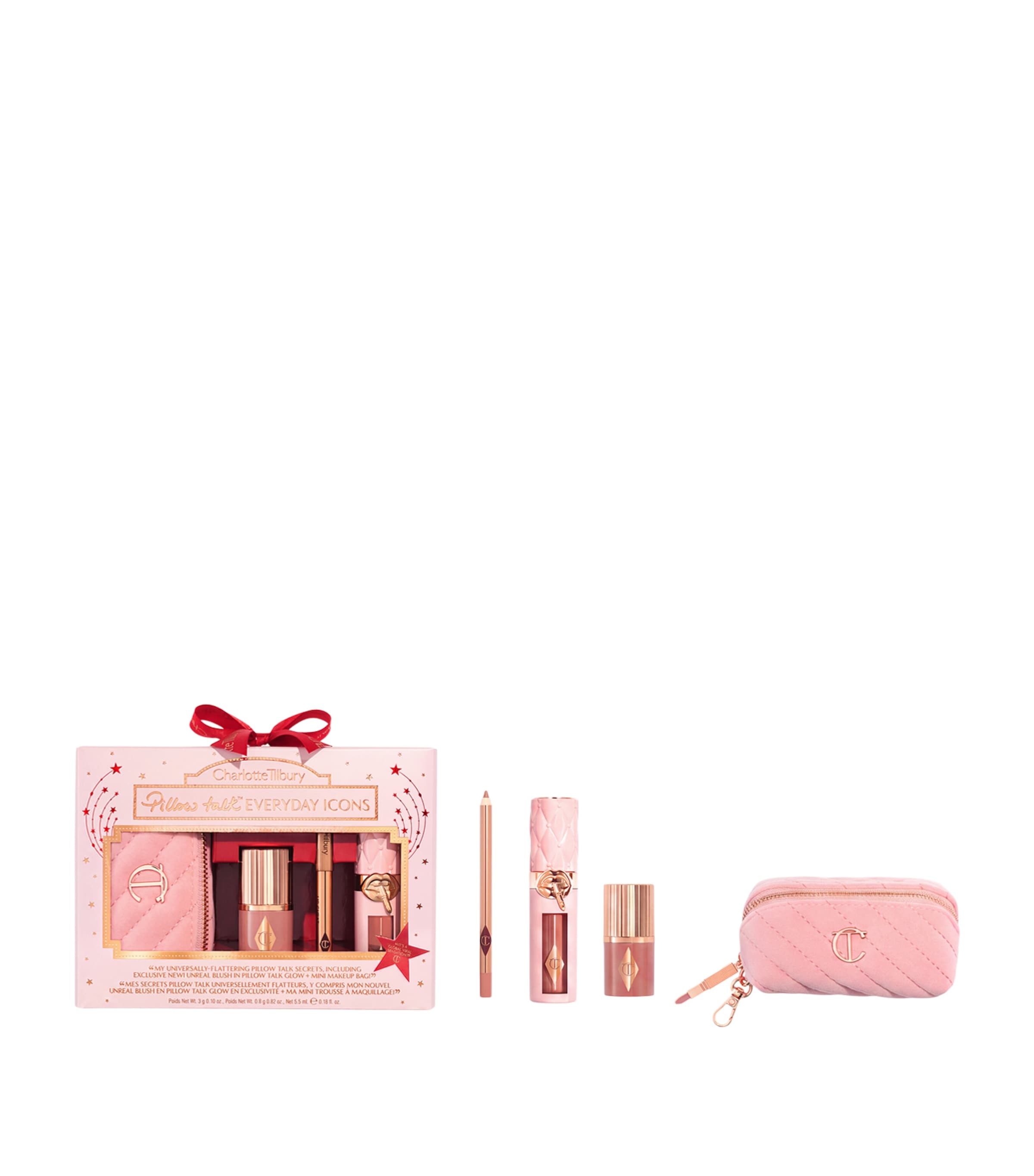 Charlotte Tilbury Pillow Talk Icons on the Go Gift Set Pink Clear