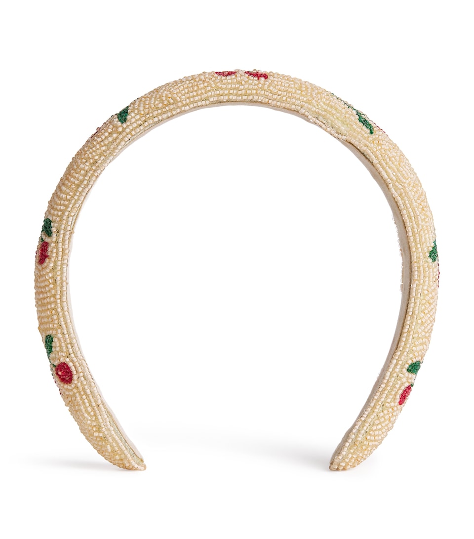 Beaded Cherry Headband