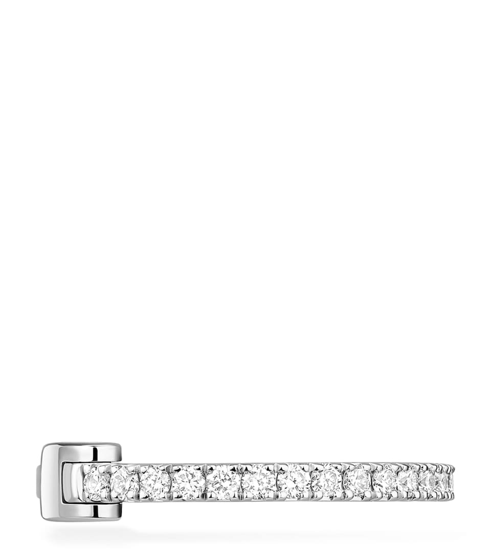 Messika Gatsby White Gold and Diamond Ear Cuff (0.14ct) White Gold