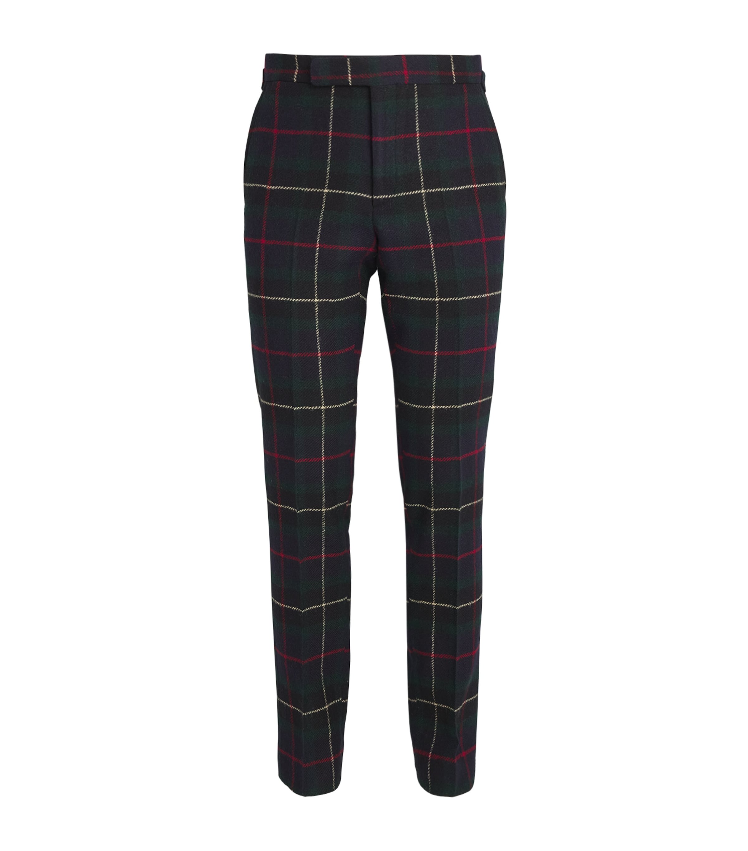 Polo Ralph Lauren Mens Wool Tartan Tailored Trousers