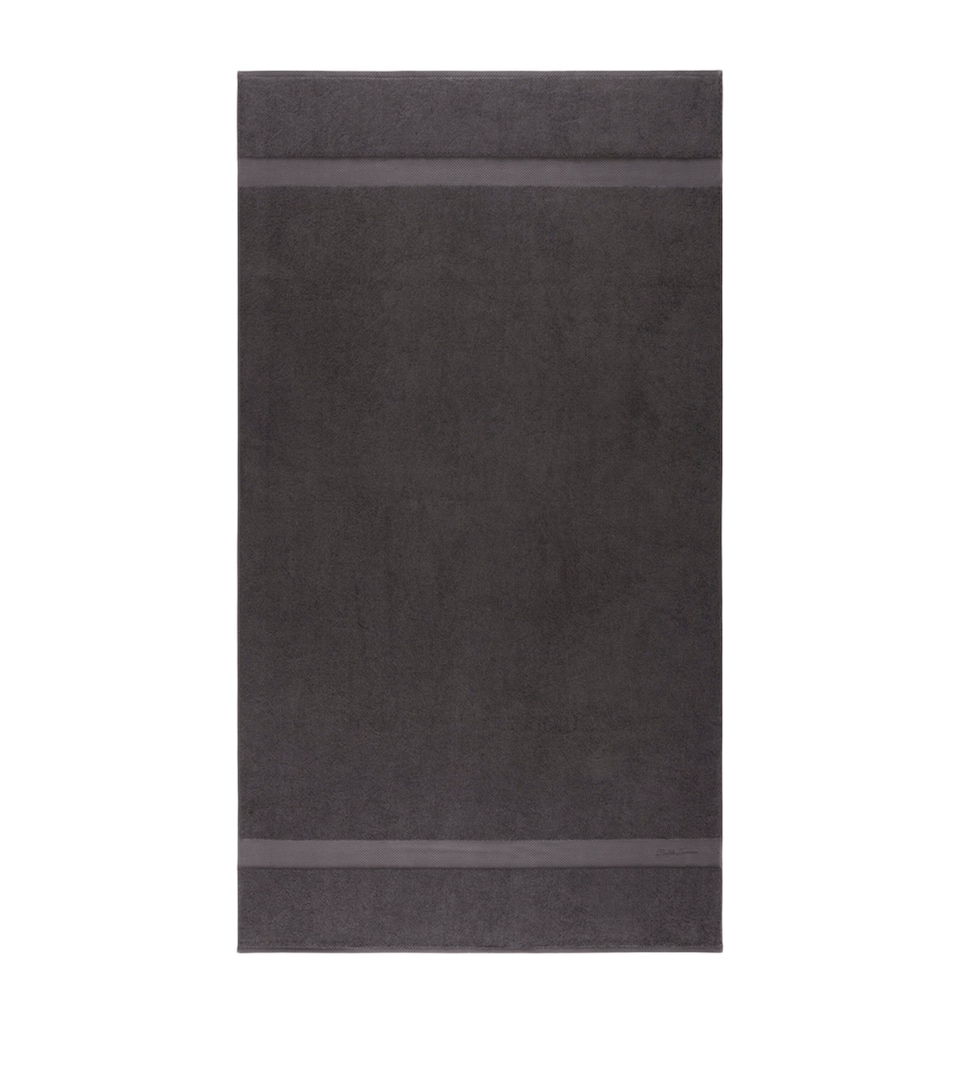 Ralph Lauren Home Dulaney Bath Towel (100cm x 183cm) Graphite