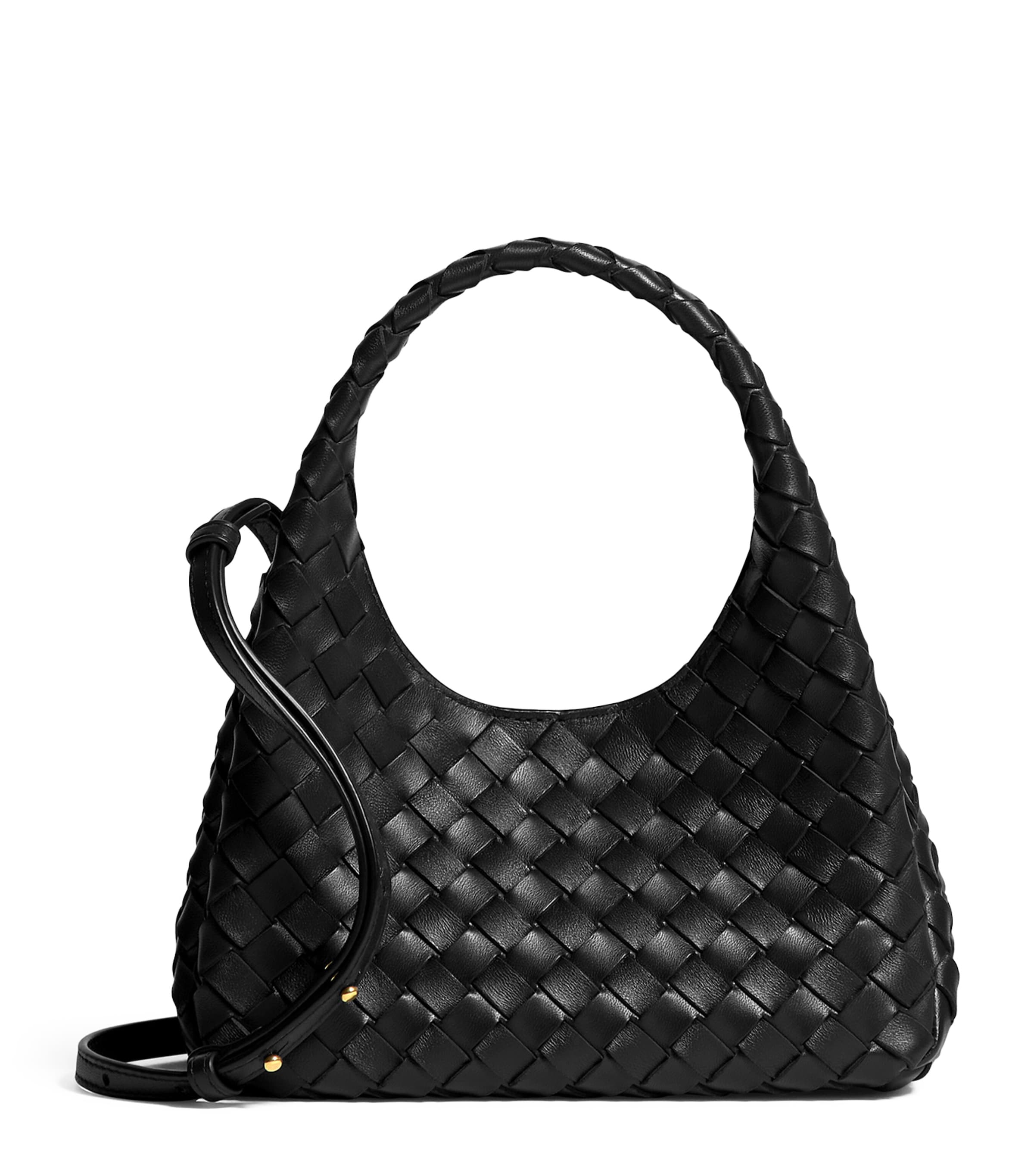 Bottega Veneta Baby Lambskin Campana Shoulder Bag