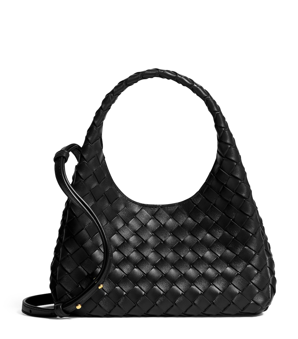 Bottega Veneta Baby Lambskin Campana Shoulder Bag