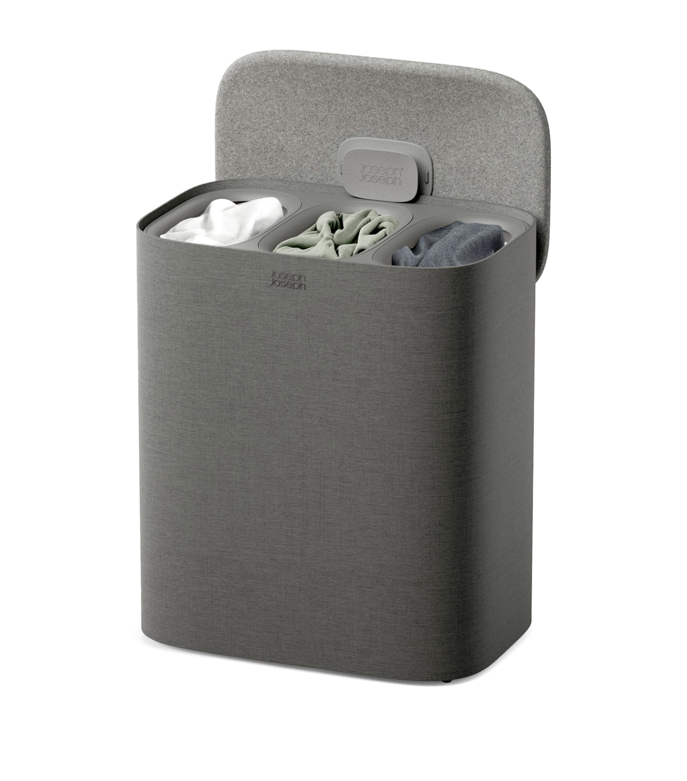 Joseph Joseph Total 2 Trio Laundry Basket (90L) Forest Grey