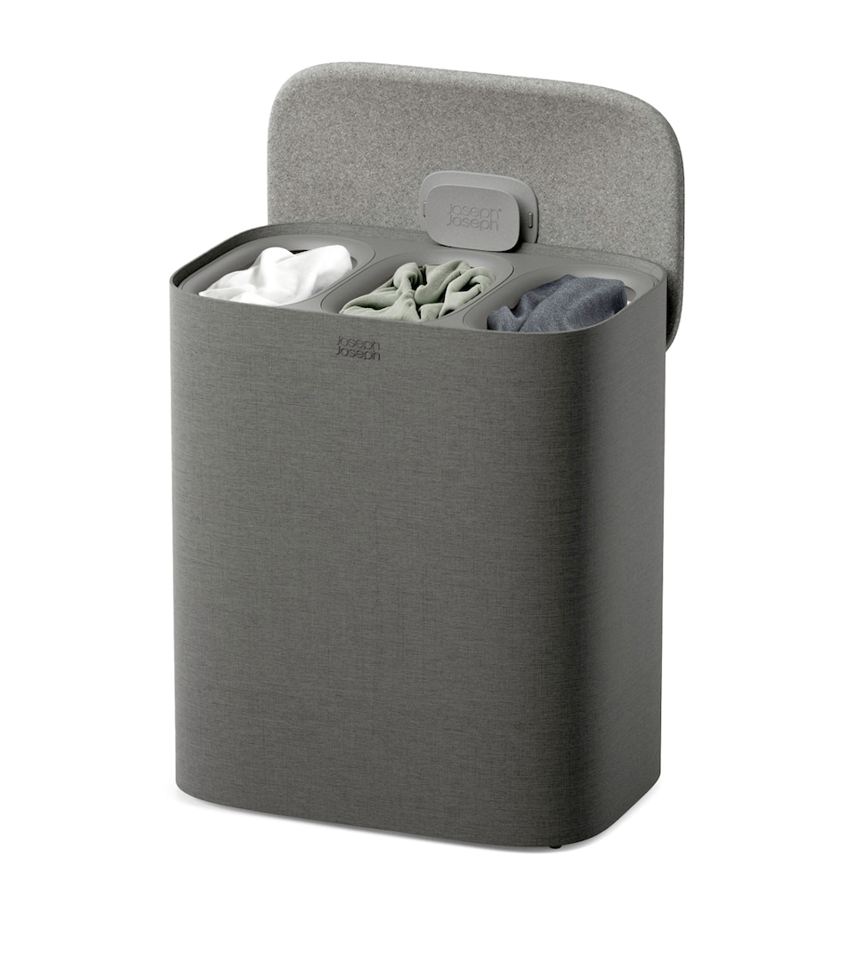 Joseph Joseph Total 2 Trio Laundry Basket (90L) Forest Grey