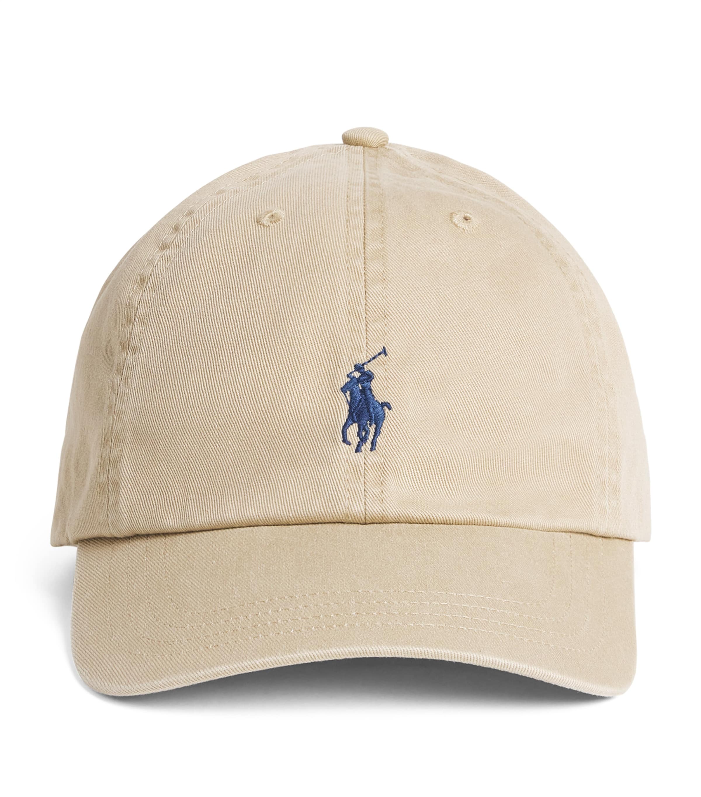 Ralph Lauren Kids Cotton Polo Pony Baseball Cap Classic Khaki