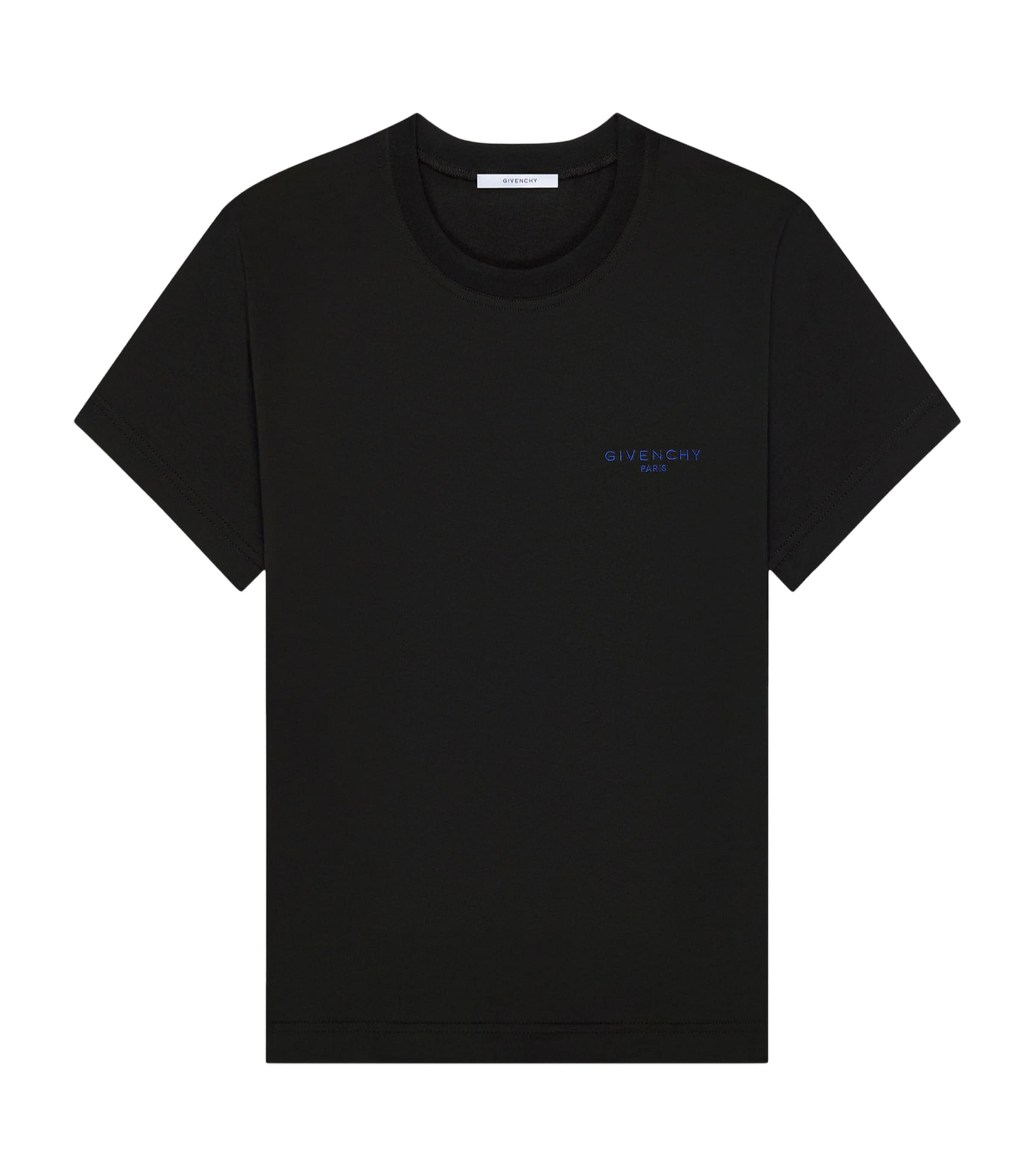Givenchy Womens Cotton Embroidered-Logo T-Shirt