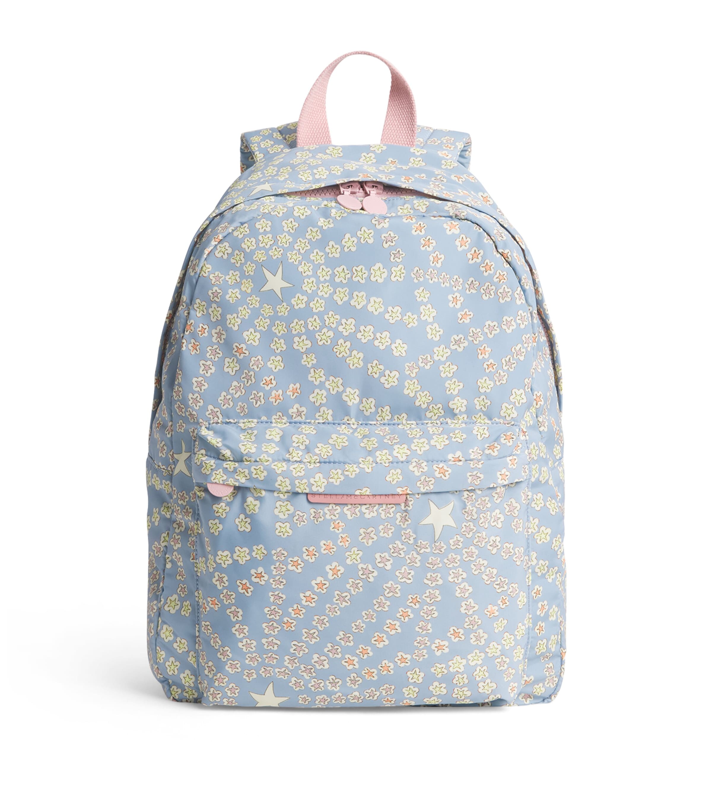 Stella McCartney Kids Star Print Backpack Blu Nebbia/multicol.