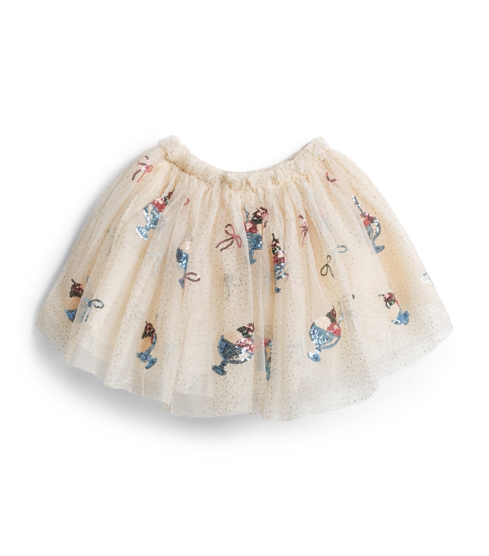 Chloé Kids Cotton Embroidered Dress (4-14 Years) Ple