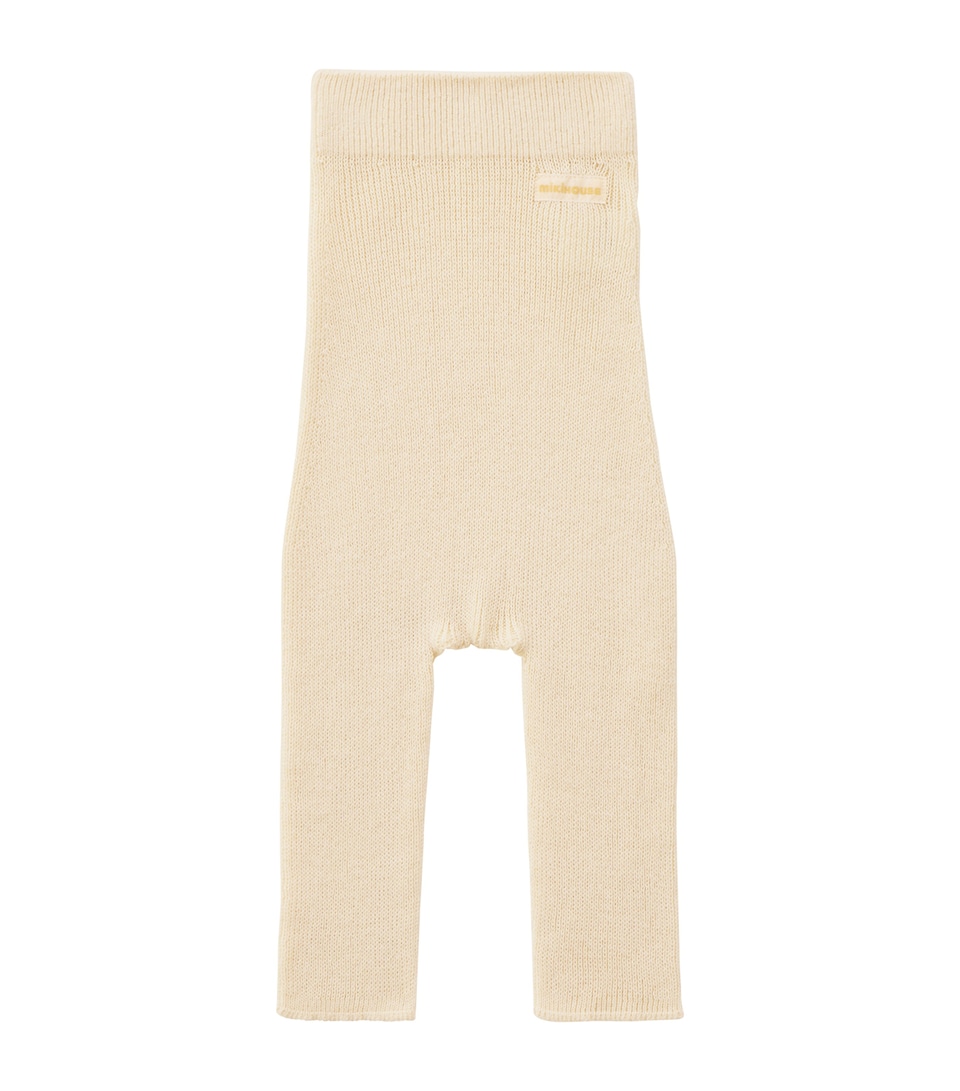 Miki House Cotton Knit Leggings (6 Months)