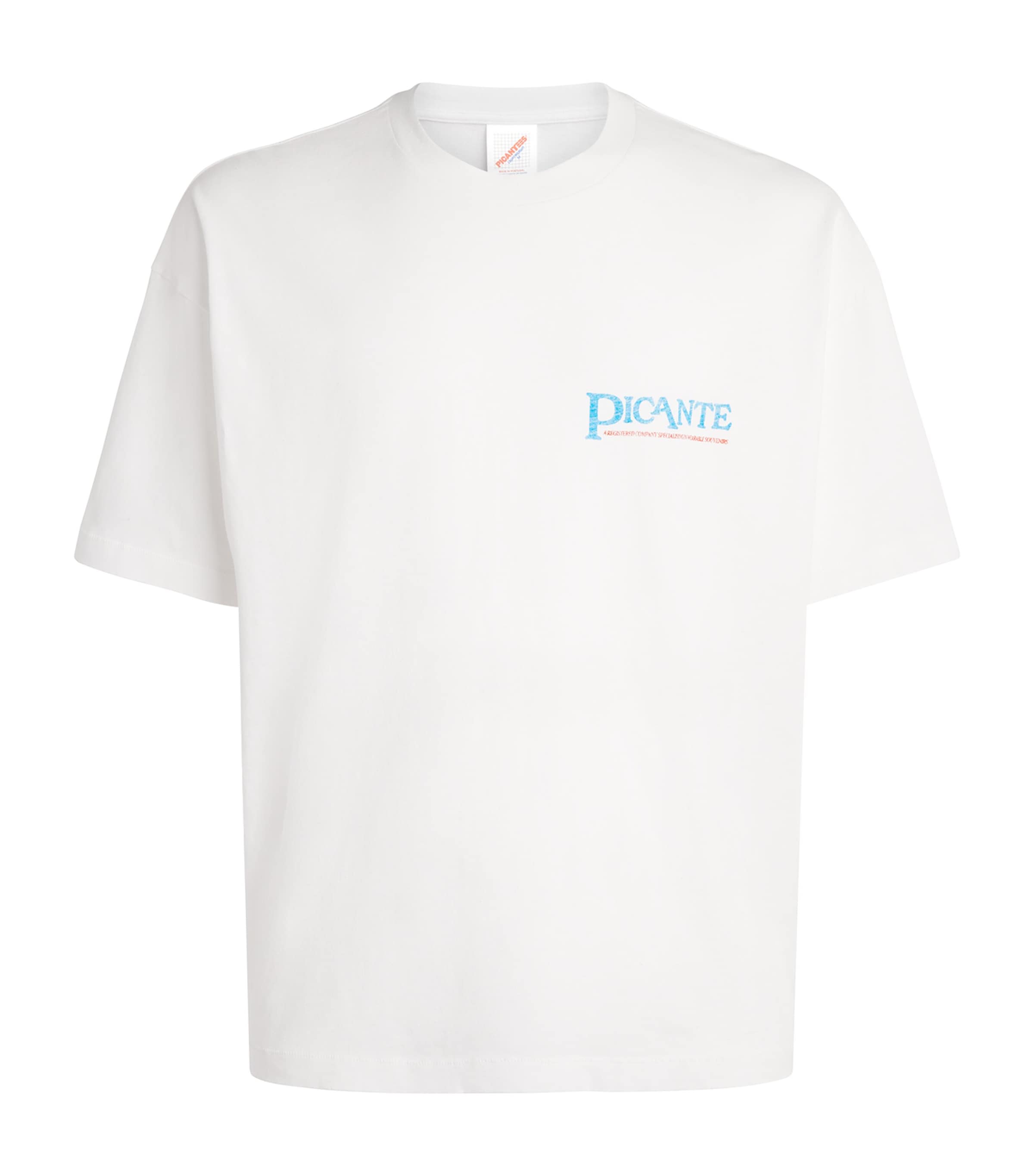 Picante Mens Champion T-Shirt Vintage White