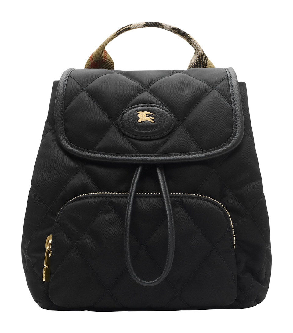 Mini Quilted Horseshoe Backpack