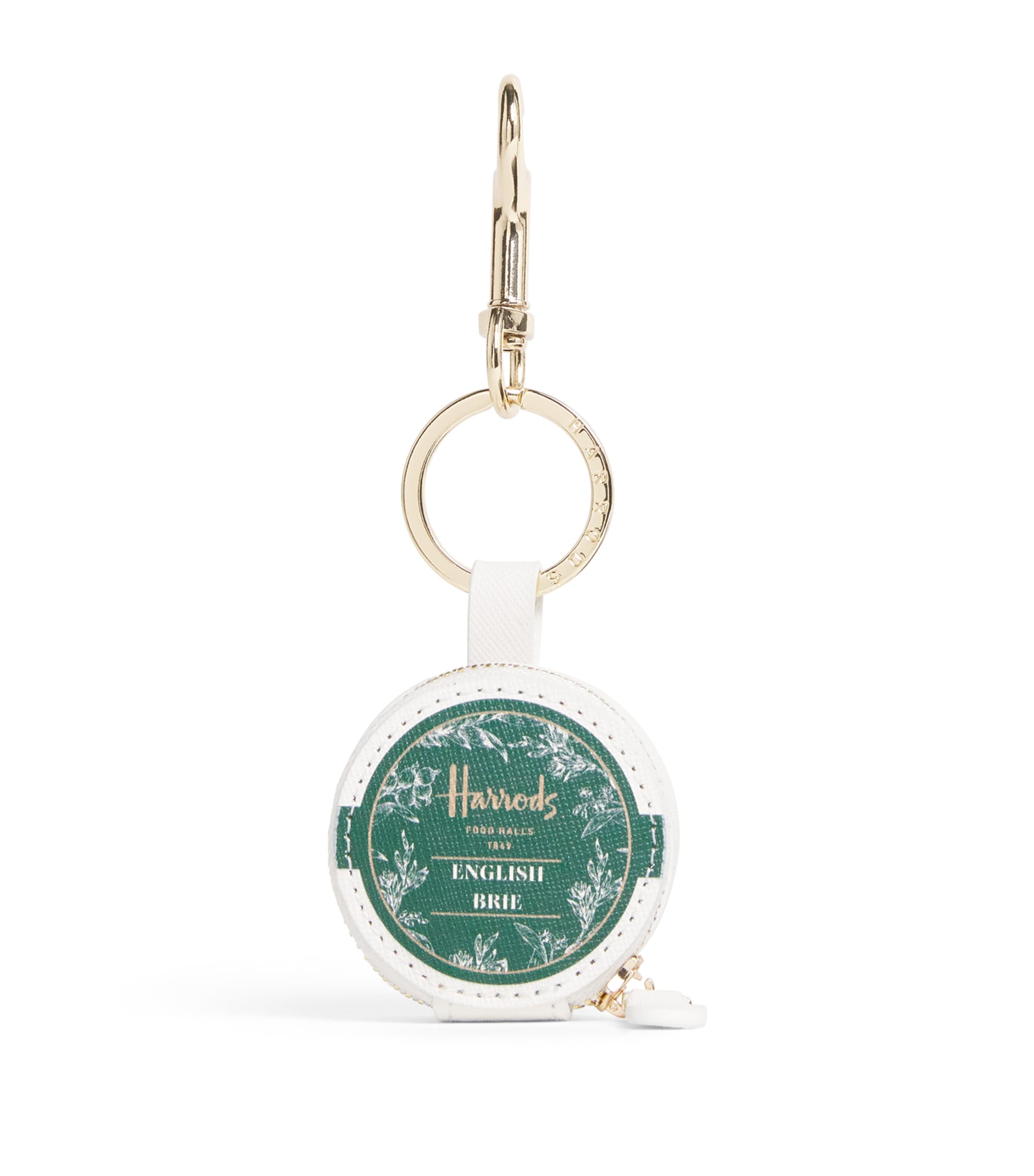 Leather English Brie Keyring