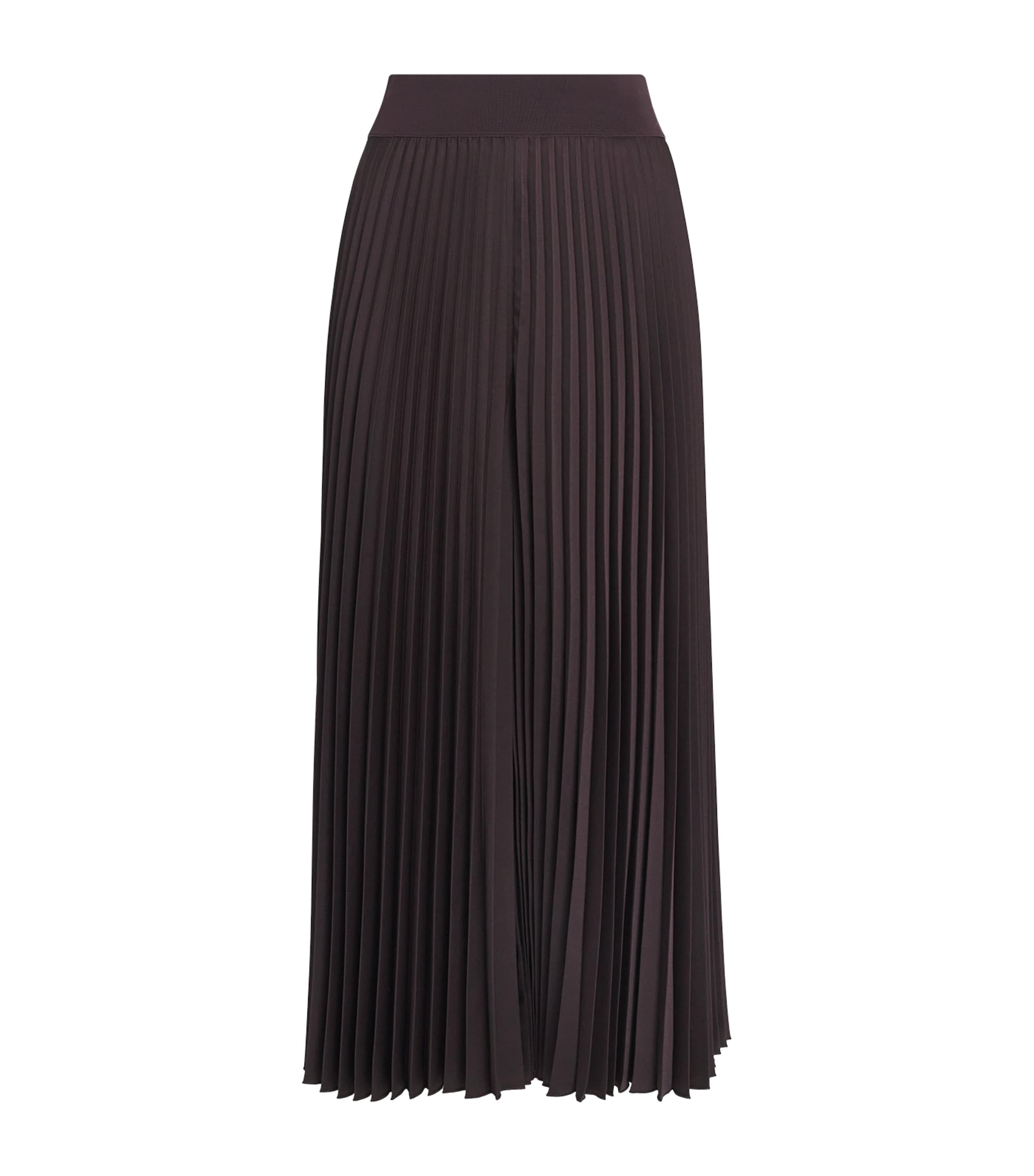 Joseph Womens Knit Weave Plissé Ella Culottes Mahogany
