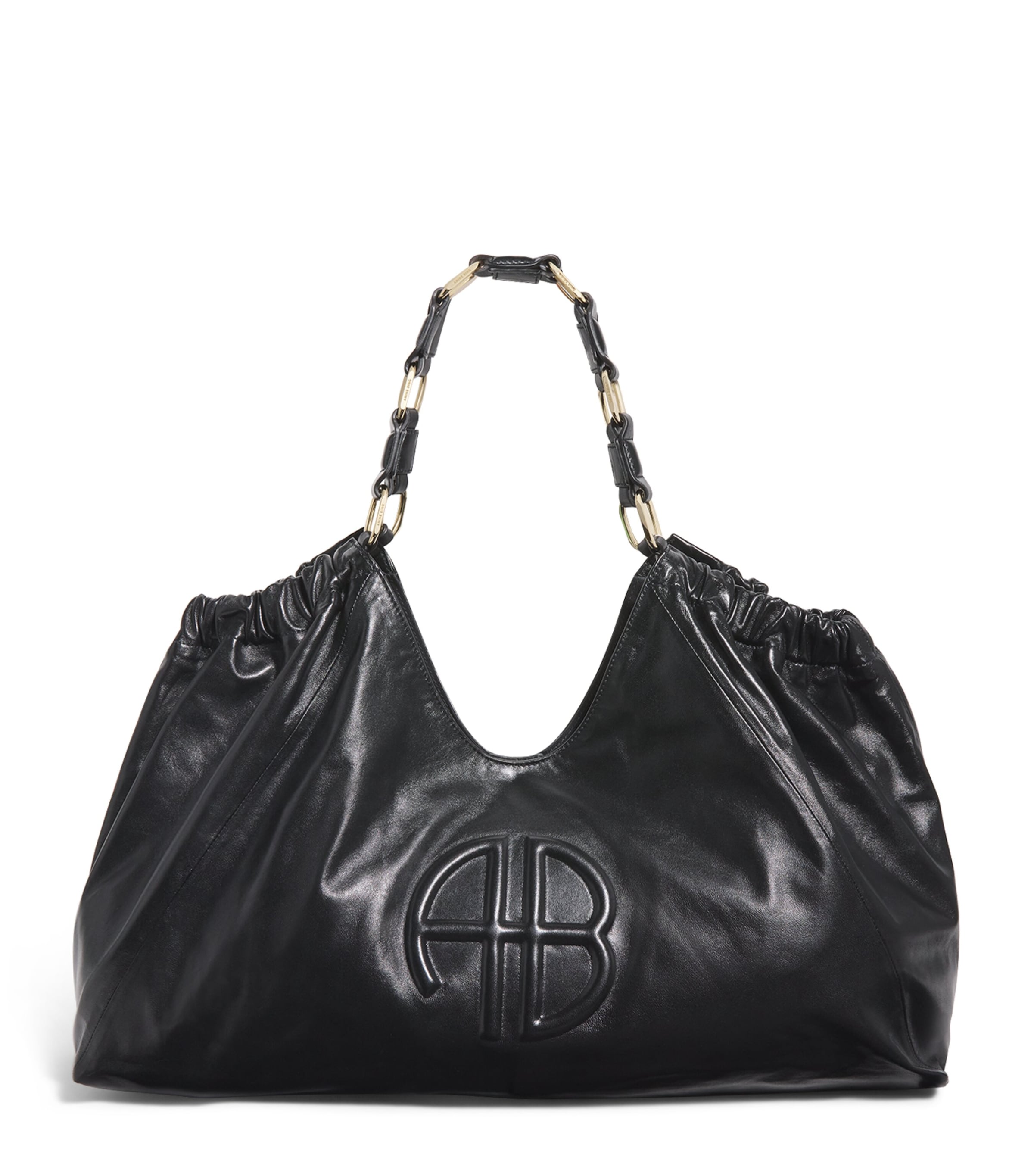 ANINE BING Leather Kate Tote Bag Black