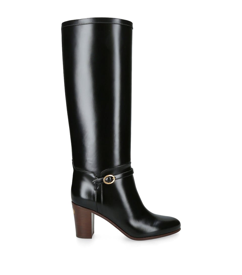 Leather Pattie Knee-High Boots 75