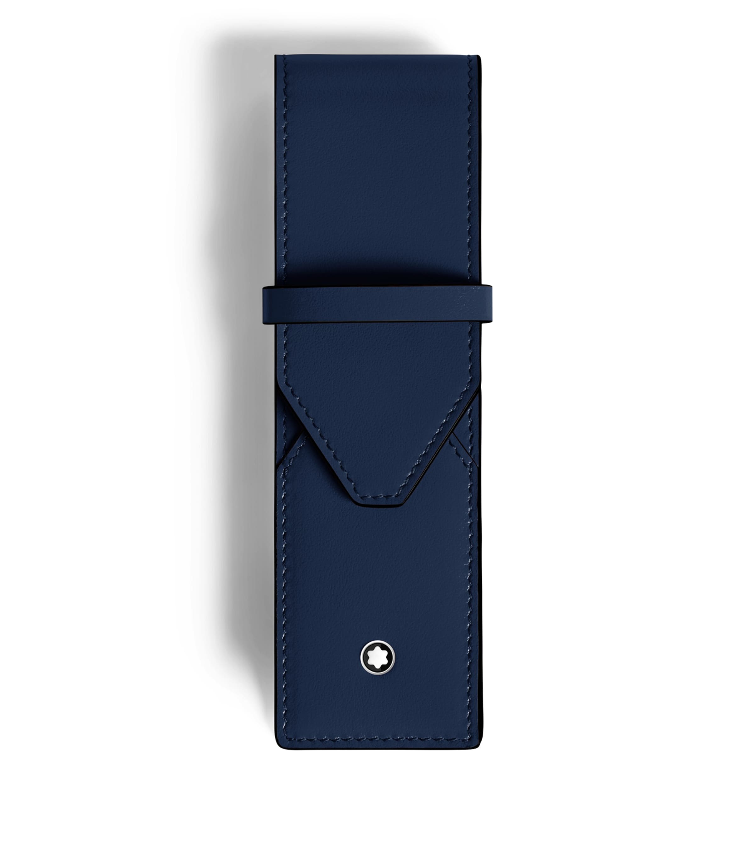 Montblanc Calfskin Meisterstück Double Pen Pouch Ink Blue