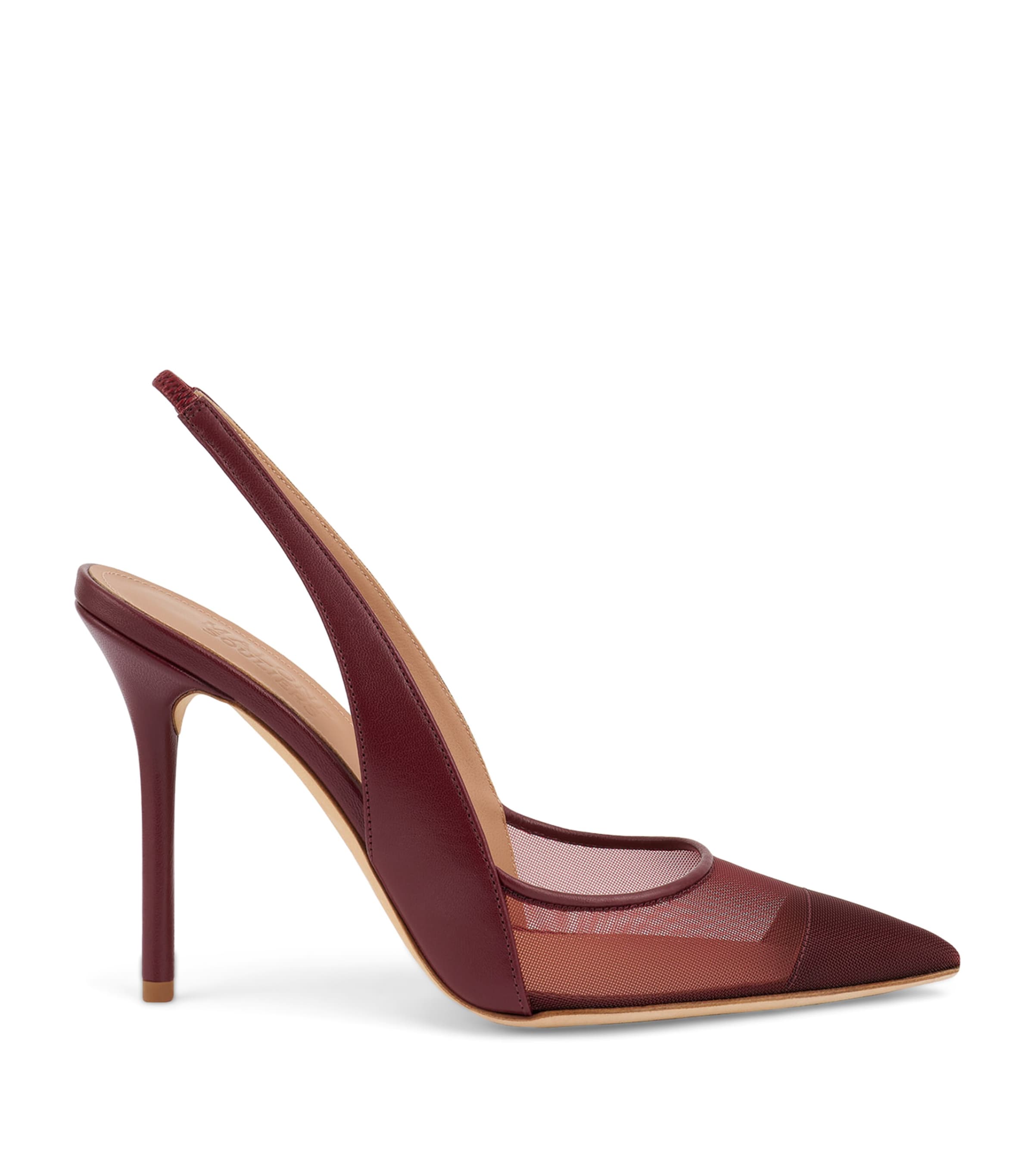 Malone Souliers Mesh Aubrey Slingback Pumps 100 Rosewood