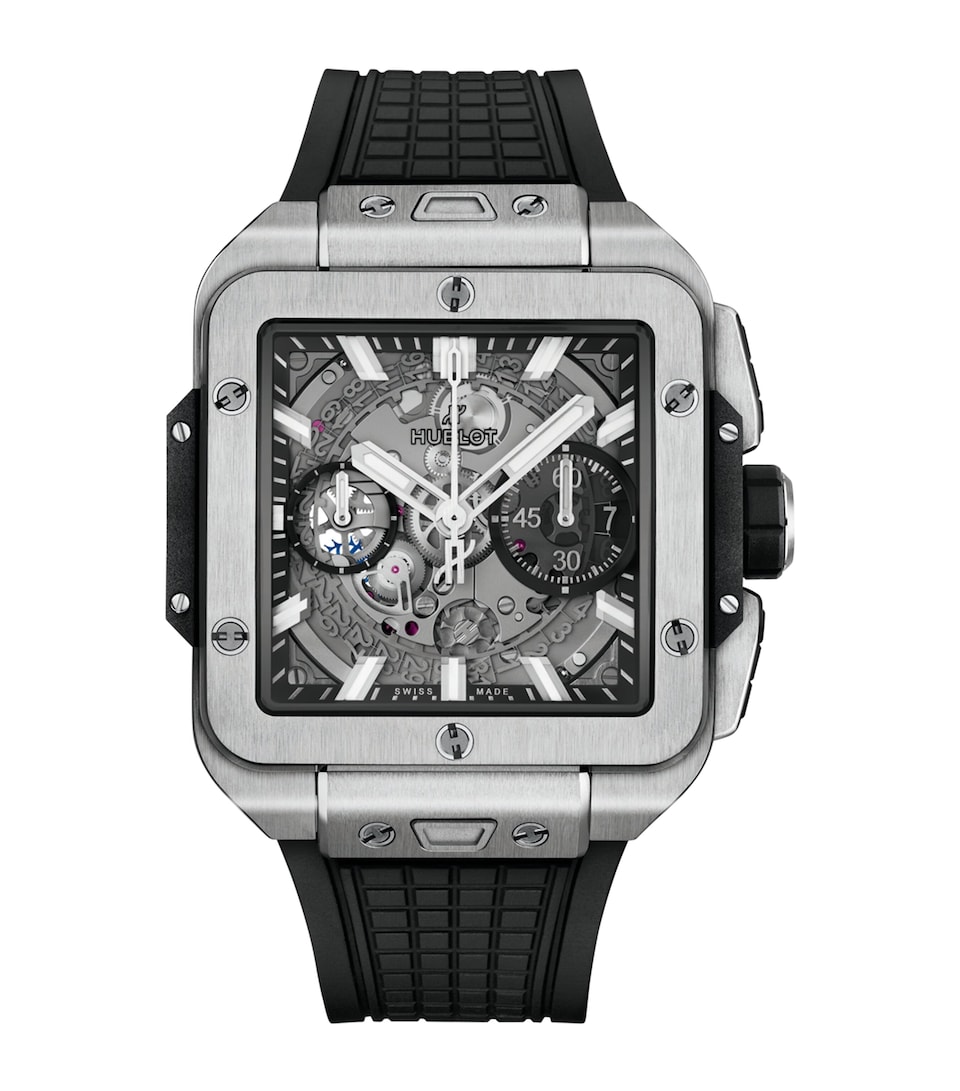 Titanium Square Bang Unico Watch 42mm