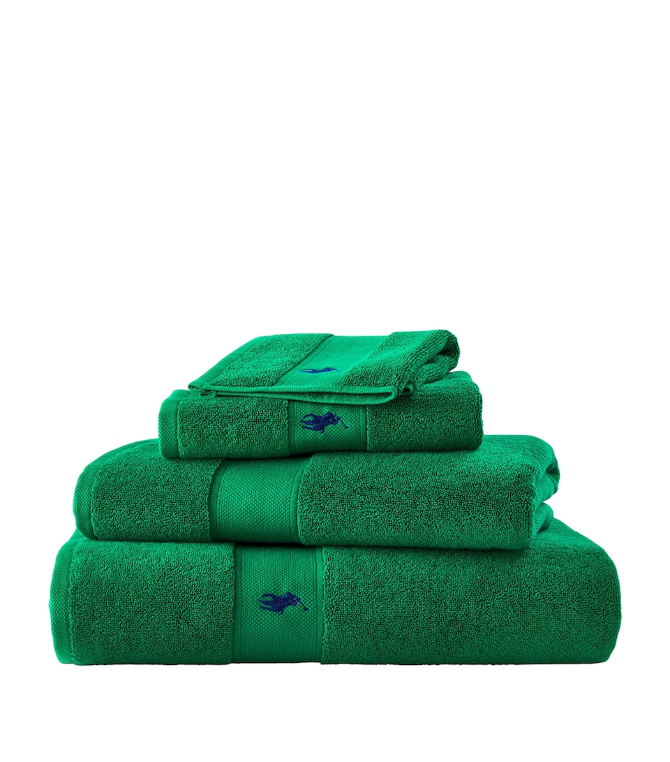 Ralph Lauren Home Polo Player Hand Towel (50cm x 100cm) Billiard