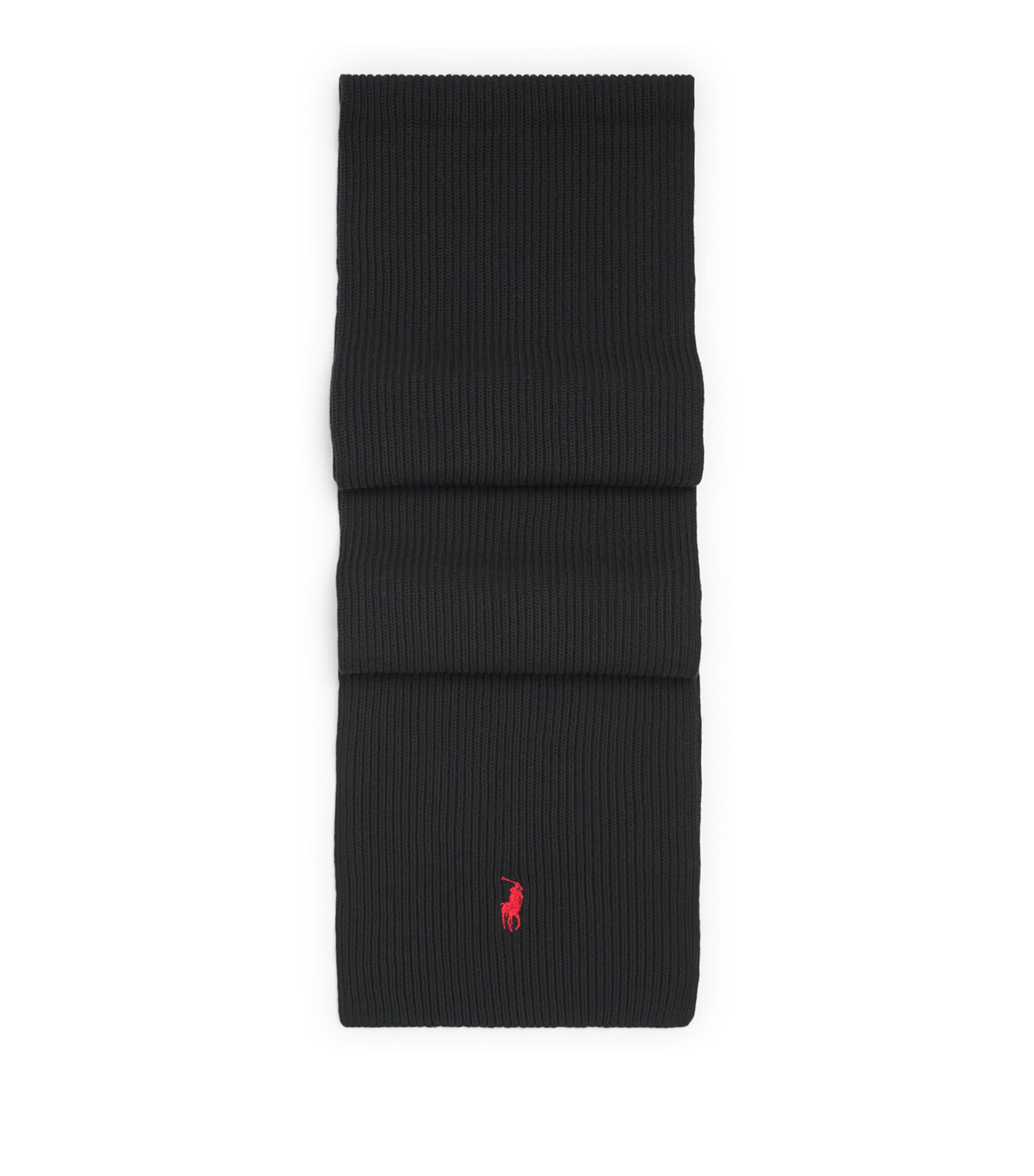 Polo Ralph Lauren Wool Polo Pony Scarf Polo Black