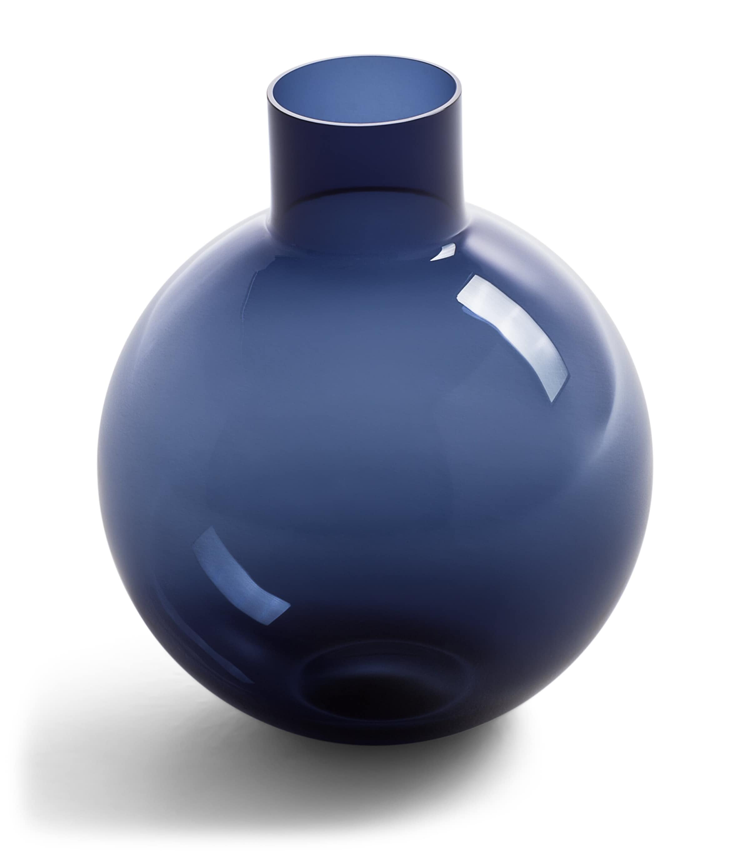 Poltrona Frau Medium Blue Pallo Vase (31cm) Night Blue