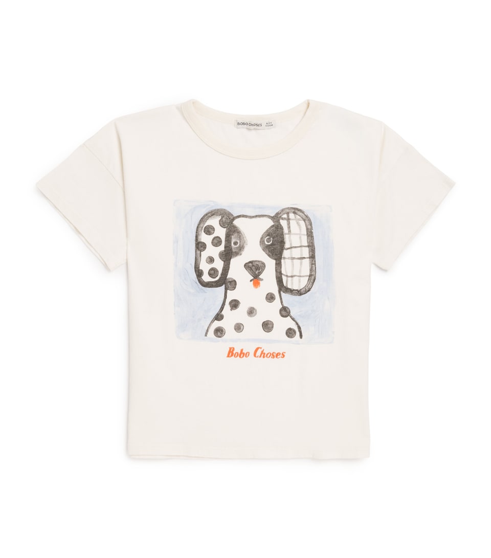 Organic Cotton Van Dog Print T-Shirt (6-7 Years)