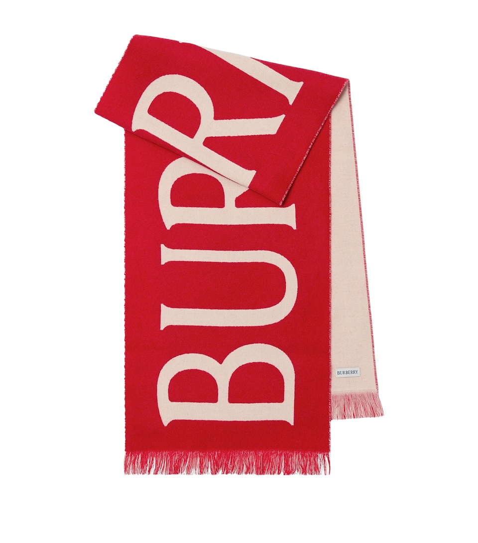 Burberry Wool Logo Scarf Post