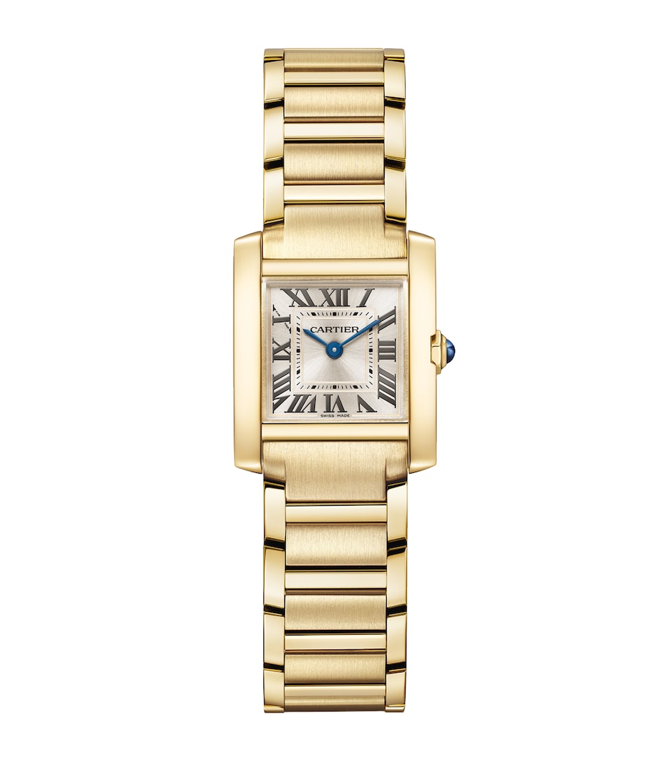 Small Yellow Gold Tank Française Watch 21.2mm