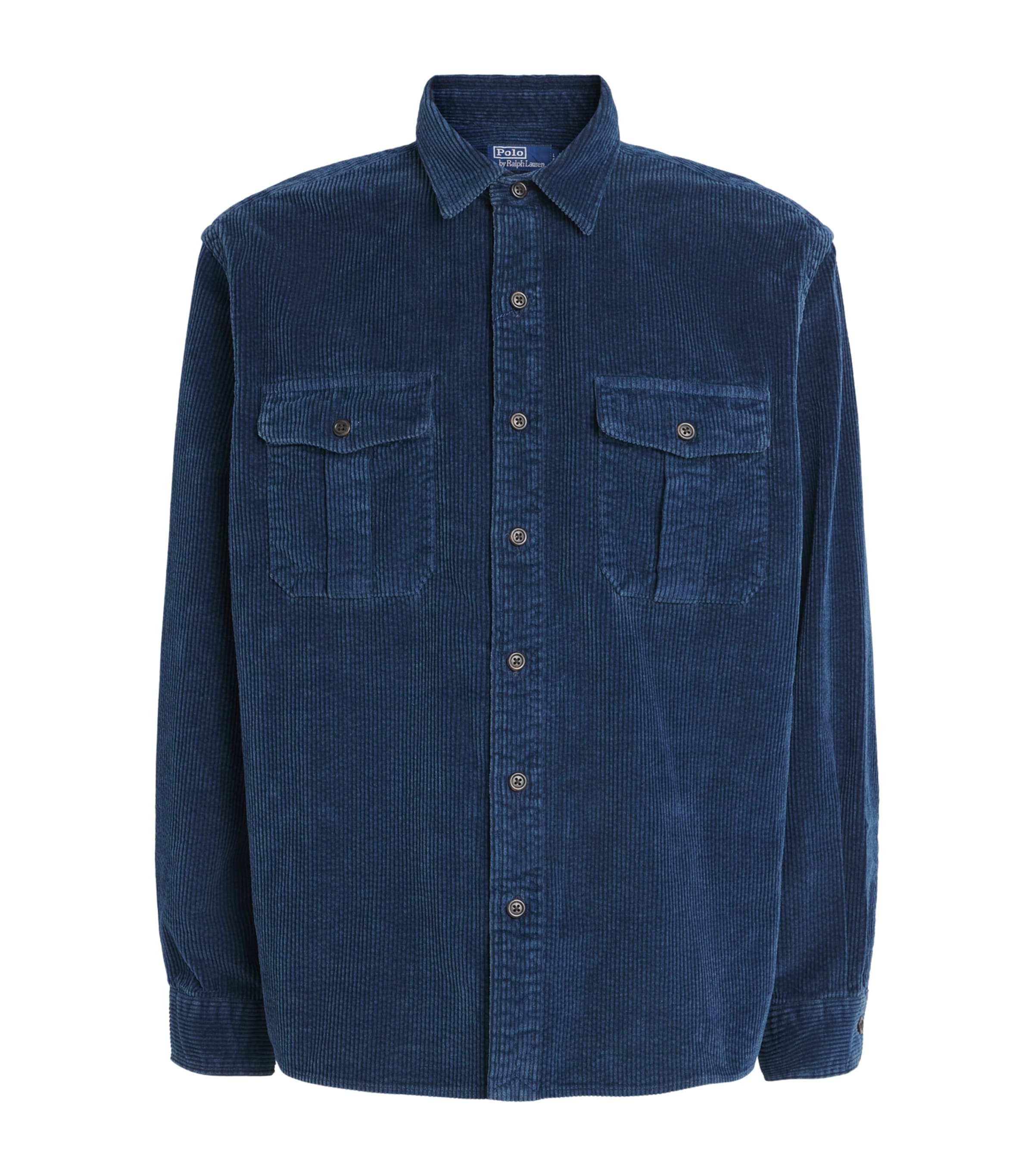 Polo Ralph Lauren Mens Cotton Corduroy Shirt Indigo