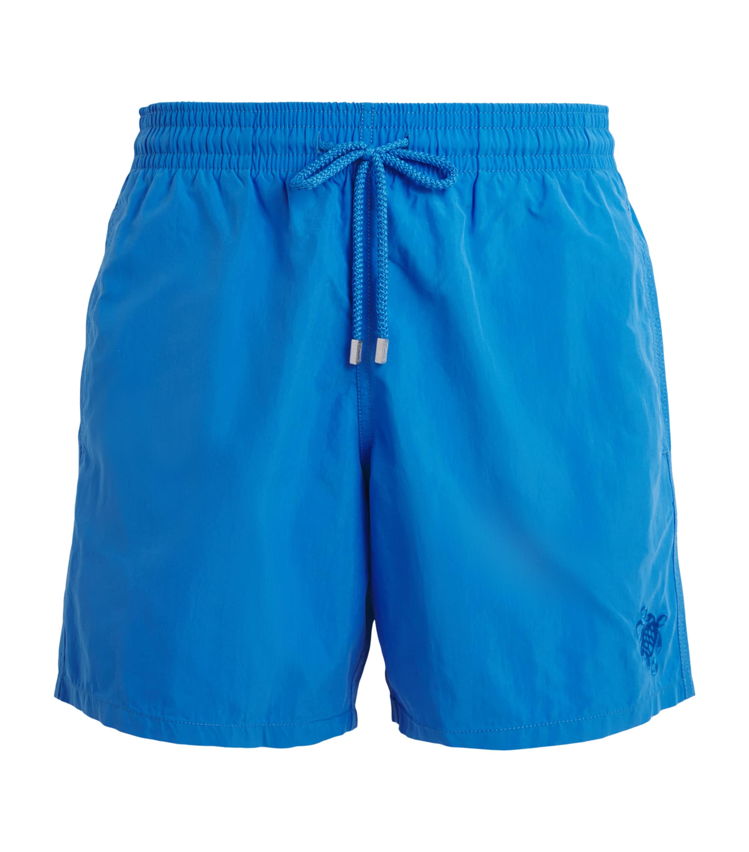Vilebrequin Mens Turtle Embroidered Moorea Swim Shorts Faience