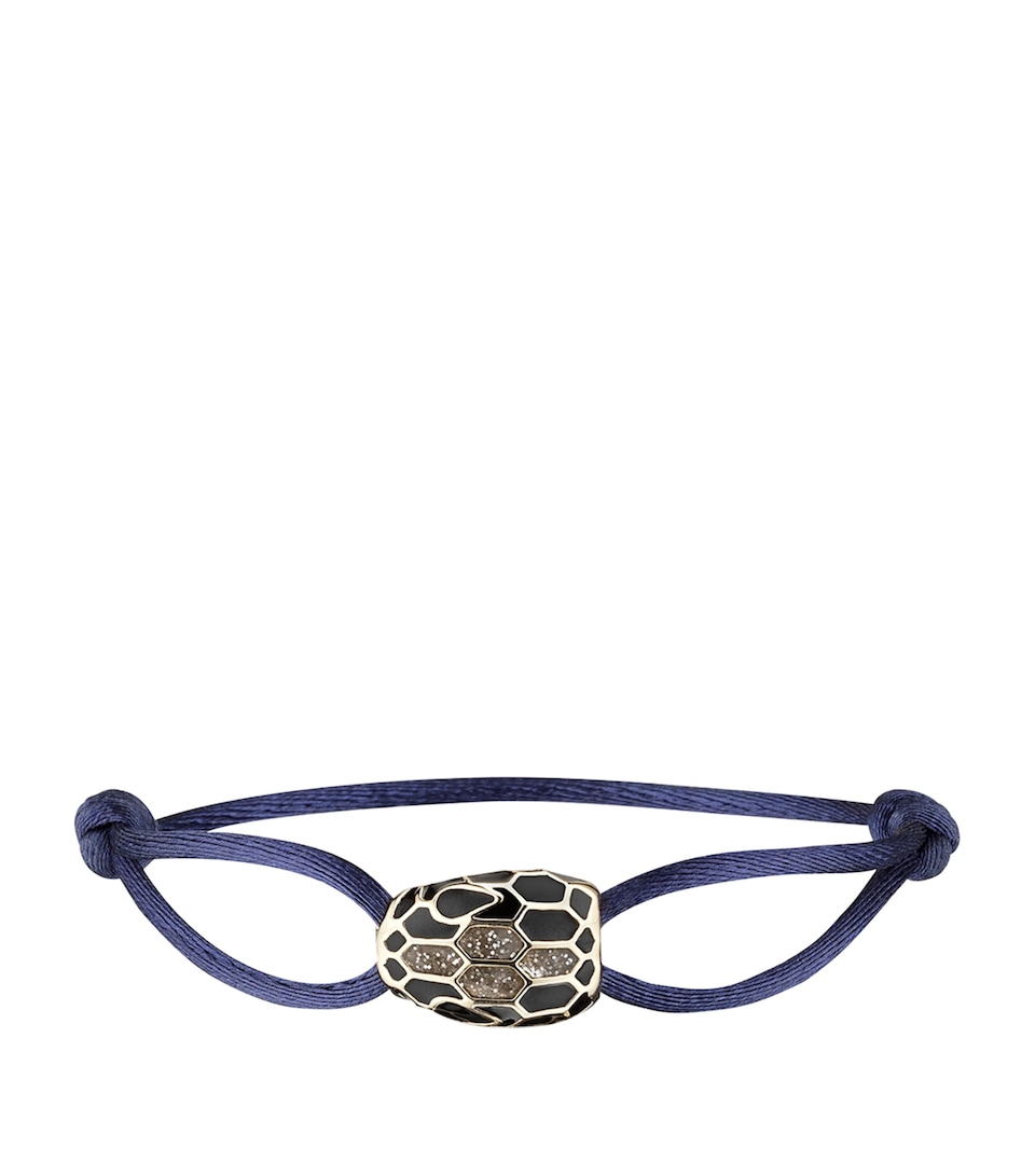 Bvlgari Serpenti Forever String Bracelet Blue