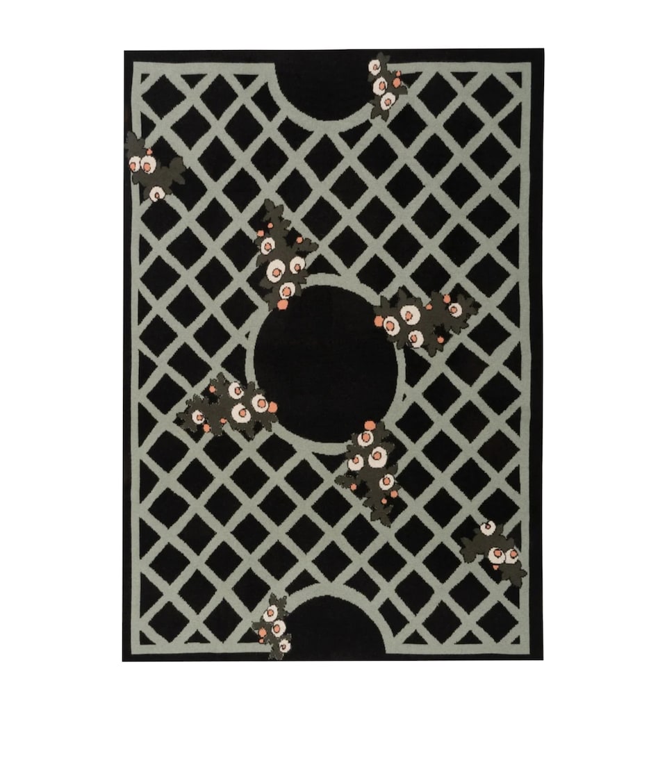 x Damien Nicolas Roux Cashmere Treillage Throw (180cm x 130cm)