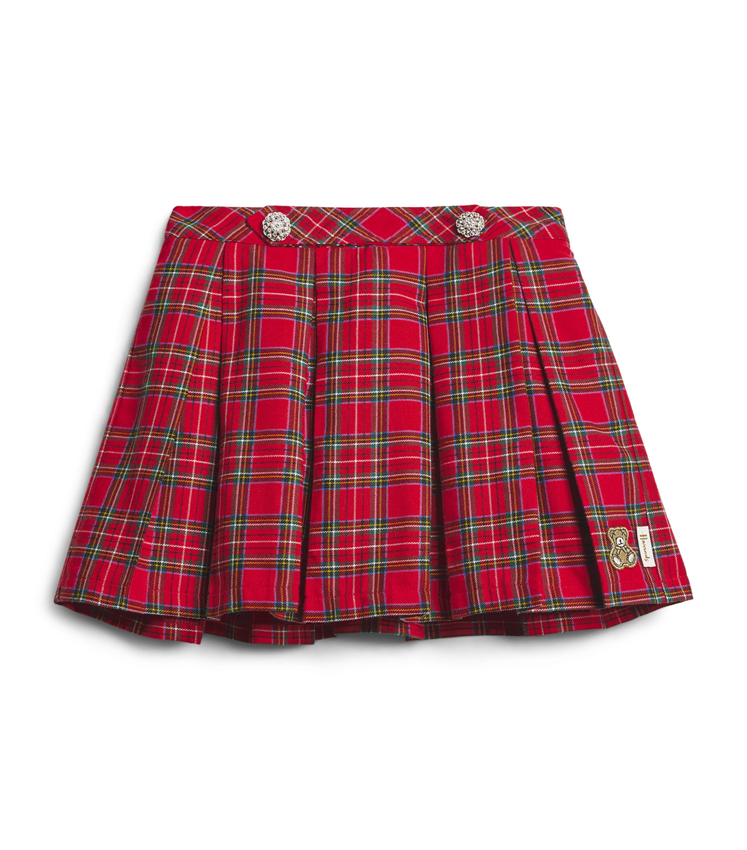 Harrods Cotton Tartan Skirt (2-8 Years) Red