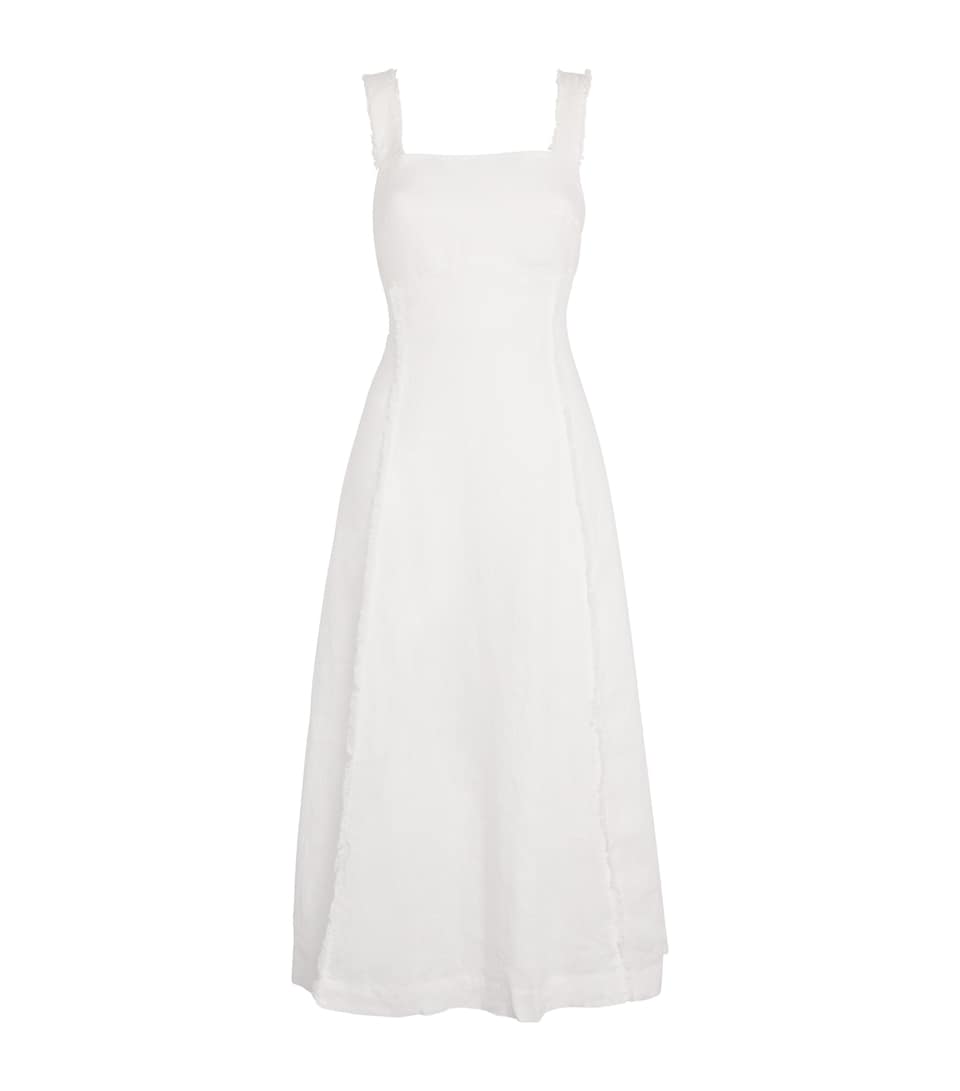 Linen Pampelonne Midi Dress