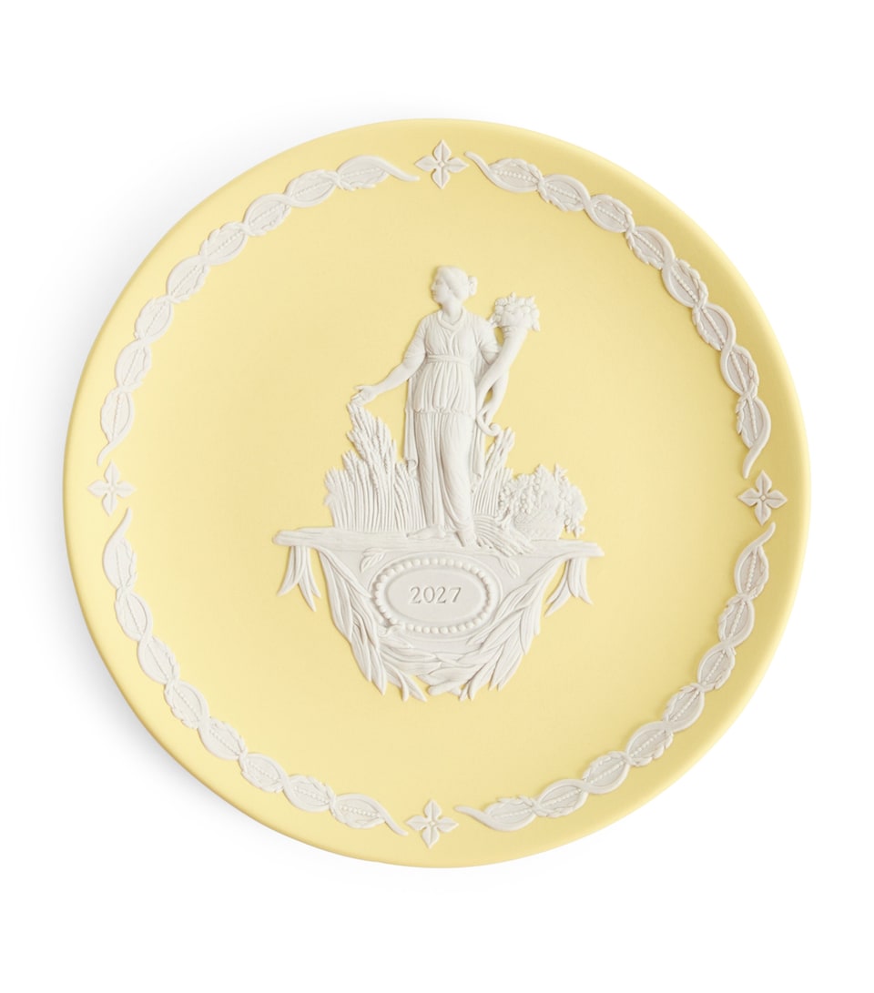 Wedgwood Jasperware Annual Demeter Plate 2027 (17cm) Yellow