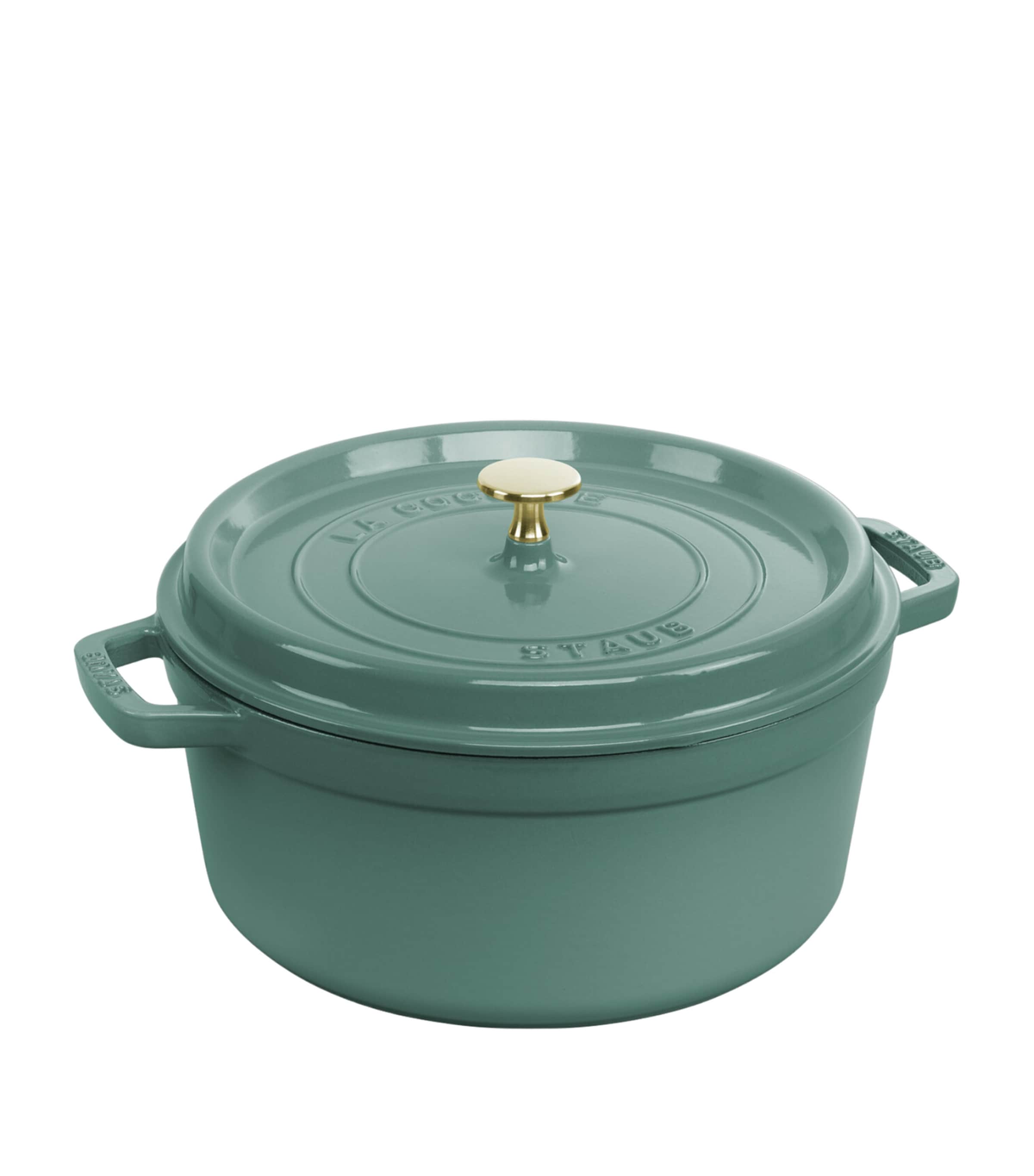 Staub Round Cocotte (26cm) Eucalyptus