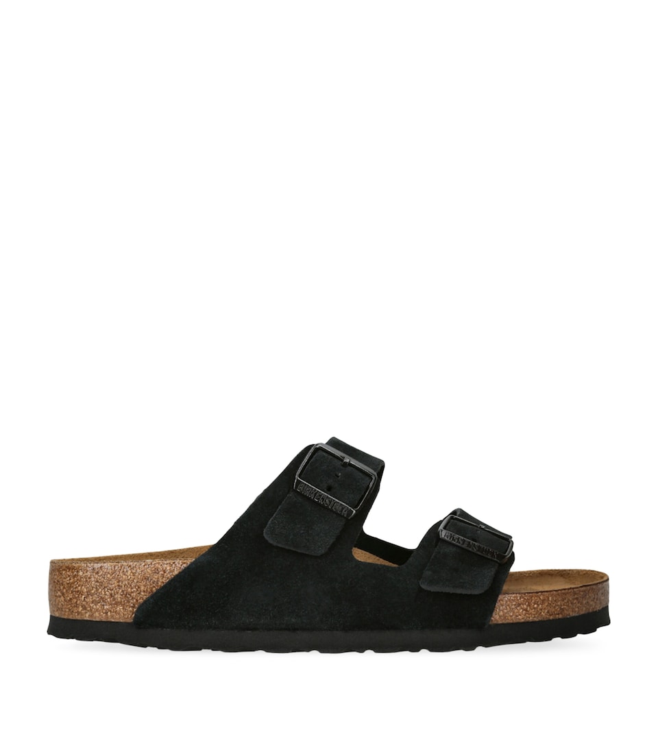 Birkenstock Suede Arizona Sandals Black