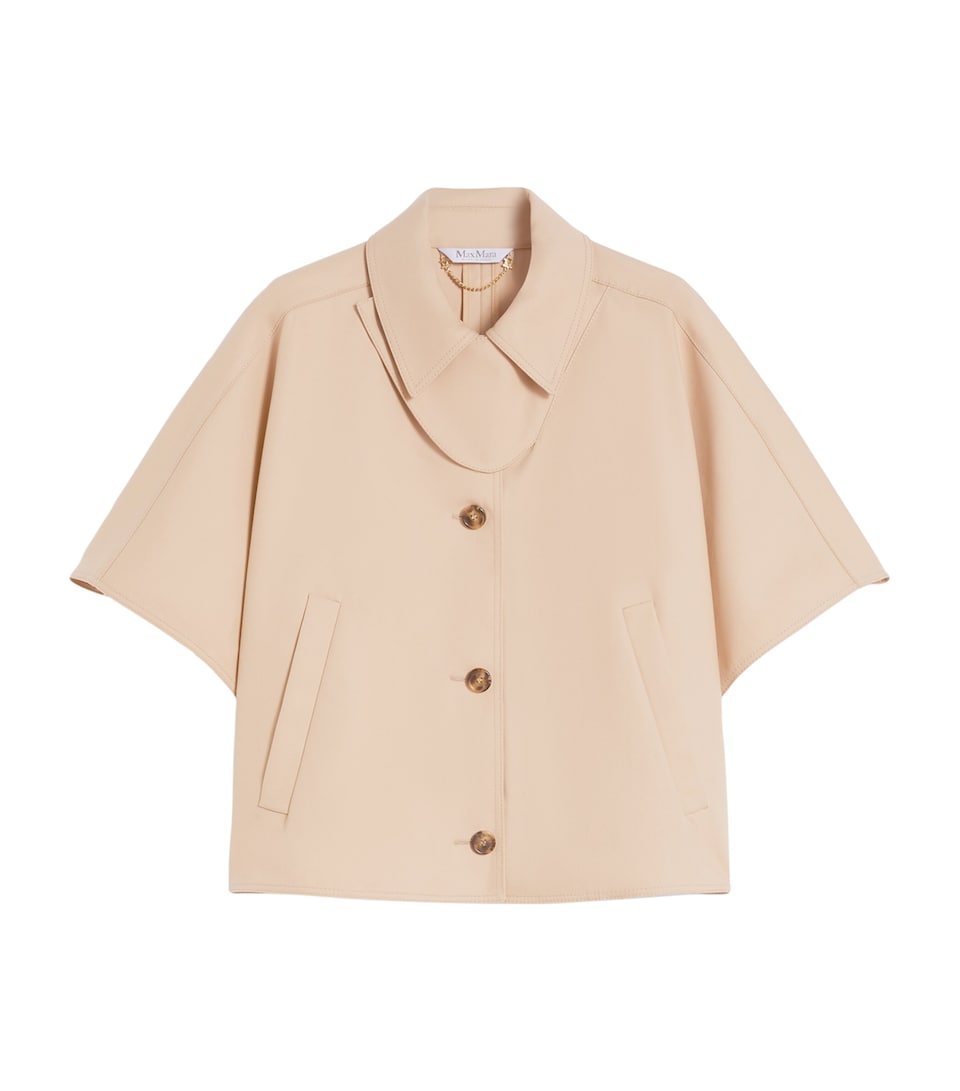 Cotton Gabardine Cape