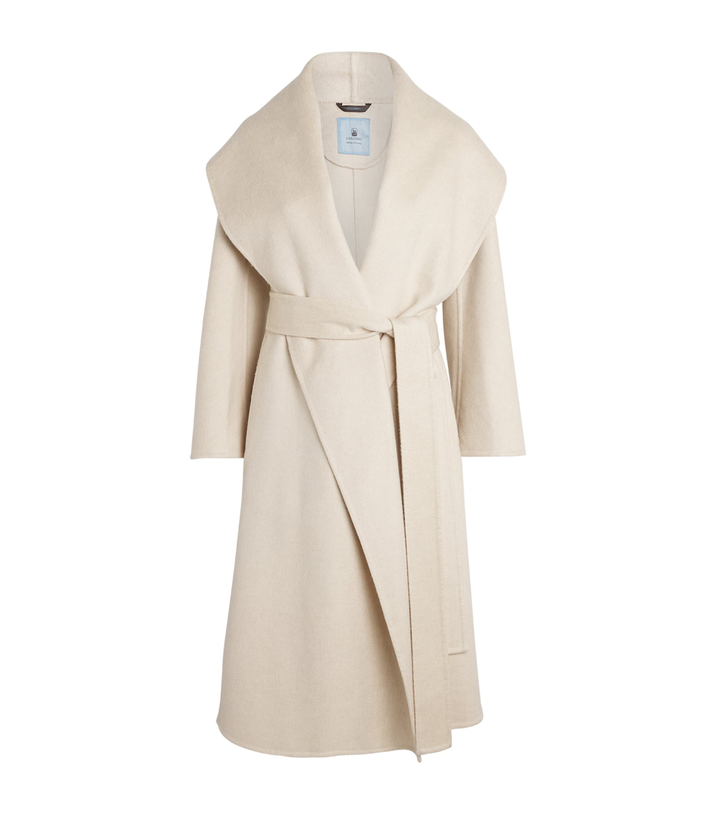 Max Mara☆Wool Hooded Wrap Coat Max Mara // Black Wool Hooded Wrap Coat – VSP Consignment