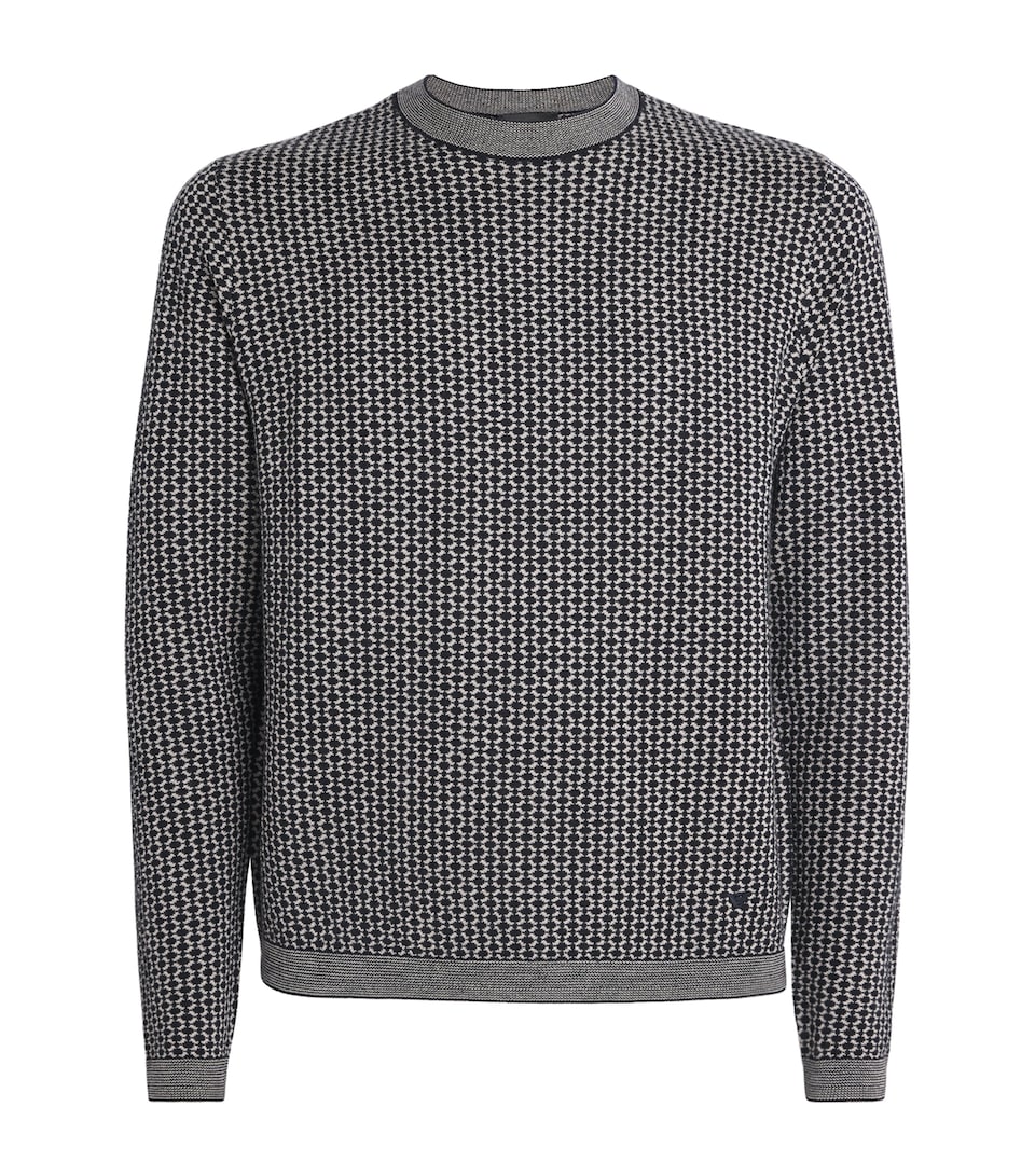 Virgin Wool Textured Sweater