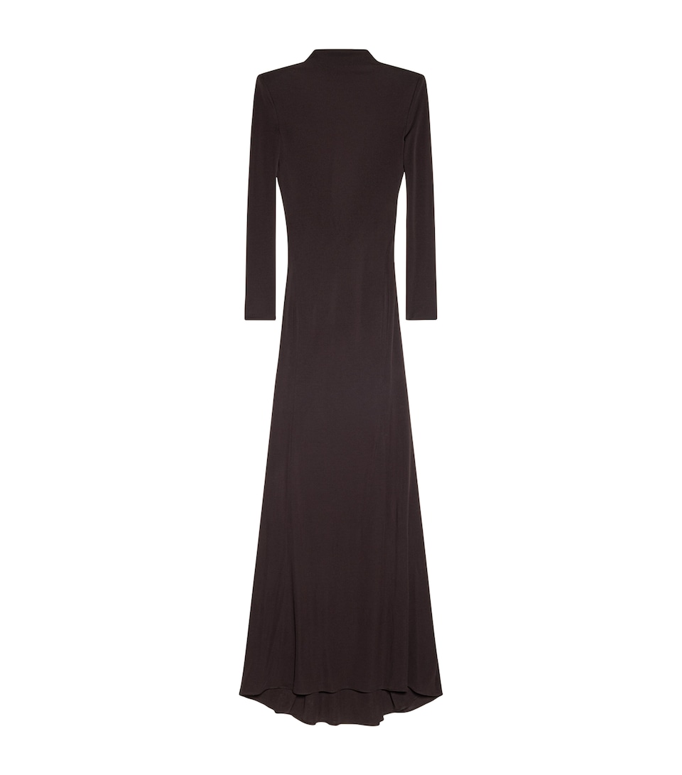TOM FORD Womens Knitted Back Cut-Out Maxi Dress Edb