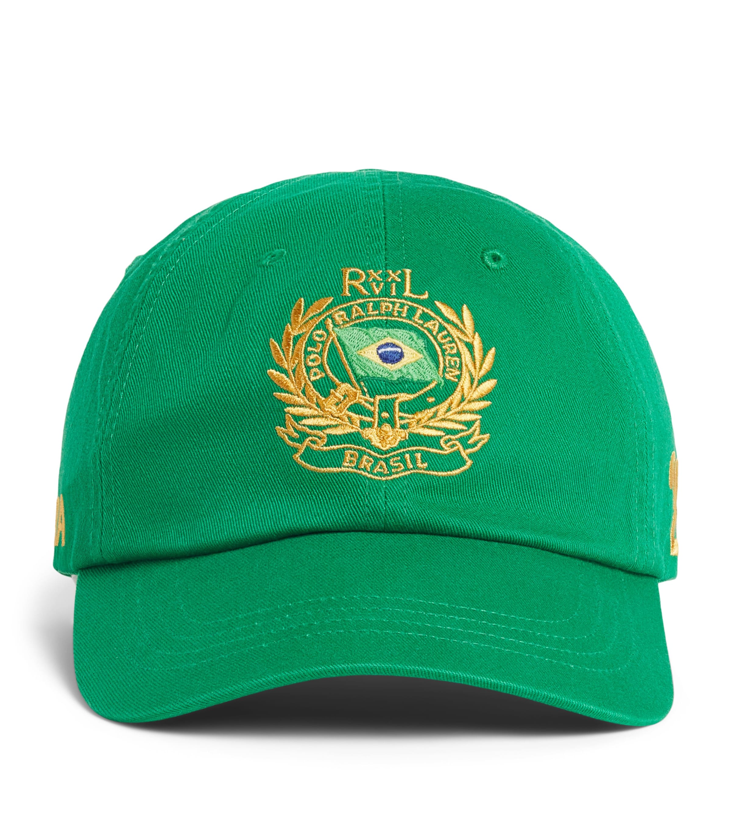 Polo Ralph Lauren Cotton Twill Brazil Crest Baseball Cap Billard