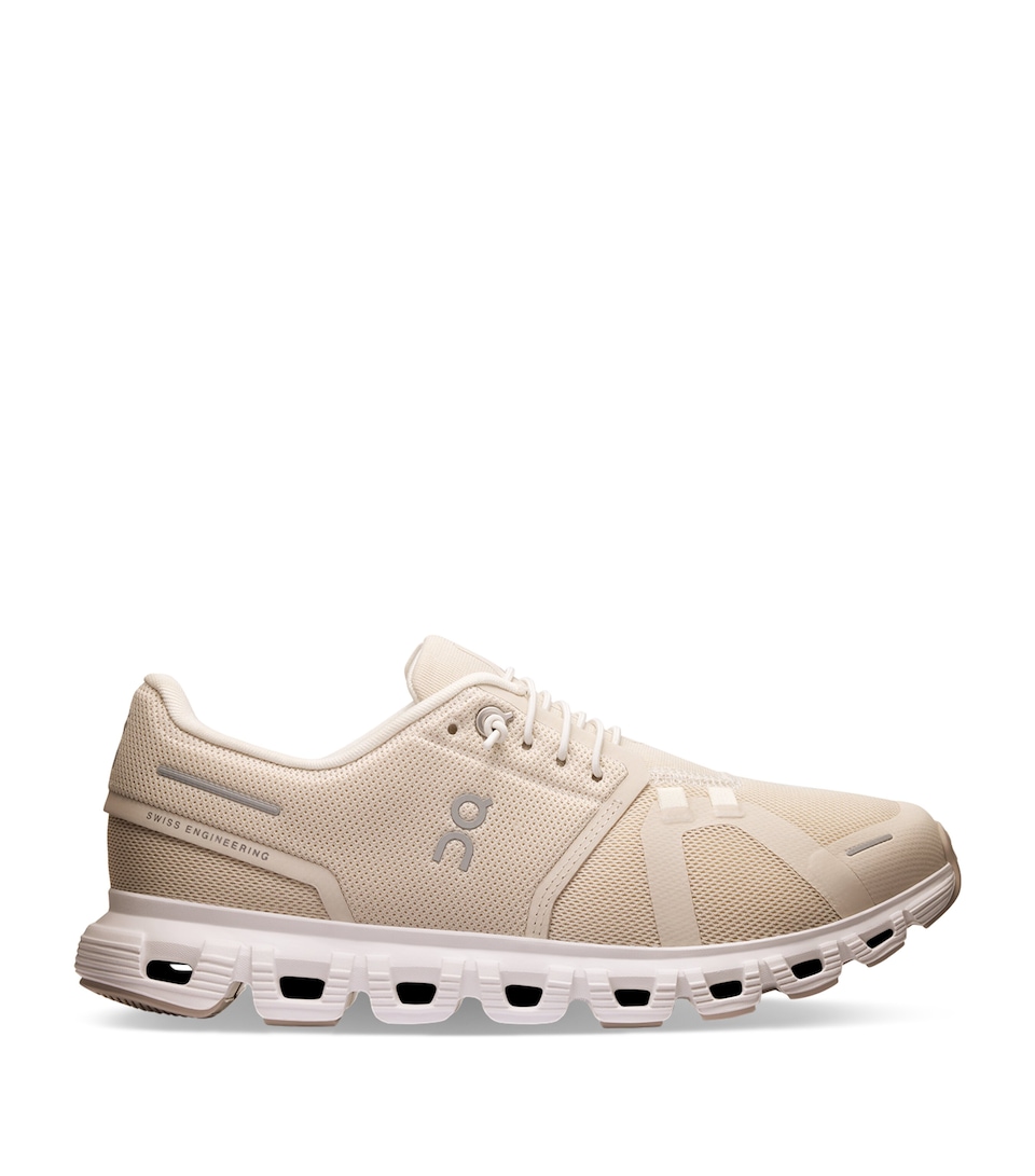 On Cloud 6 Trainers Pearl/white