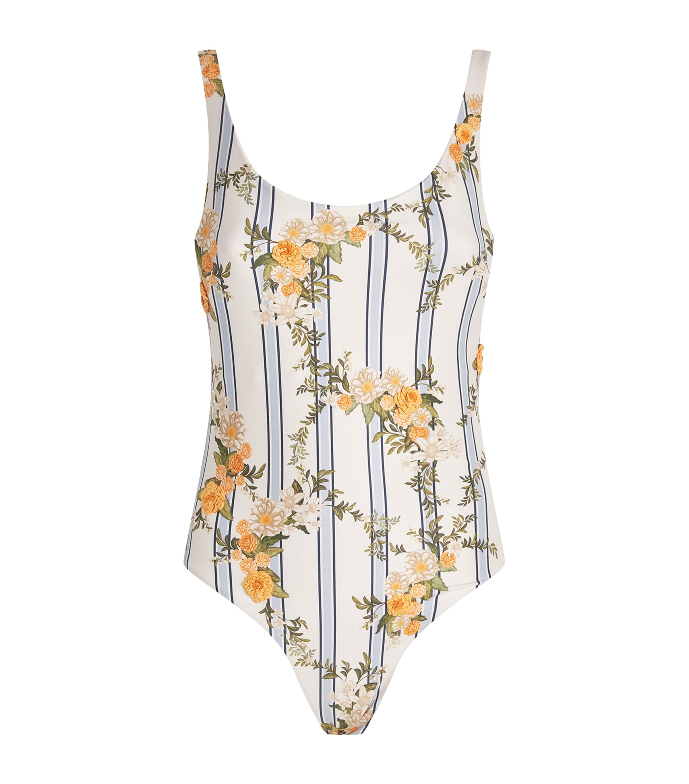 Agua By Agua Bendita Womens Floral Gema Valle Swimsuit